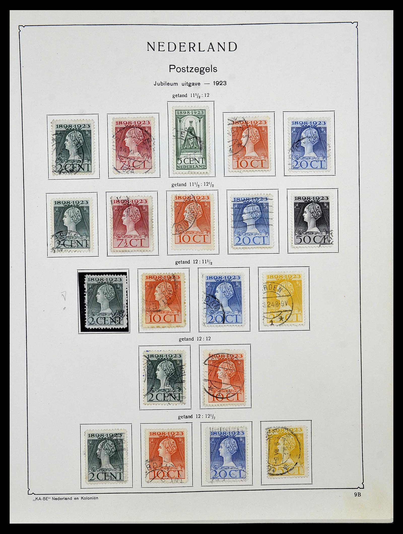 34453 040 - Postzegelverzameling 34453 Nederland 1852-1964.