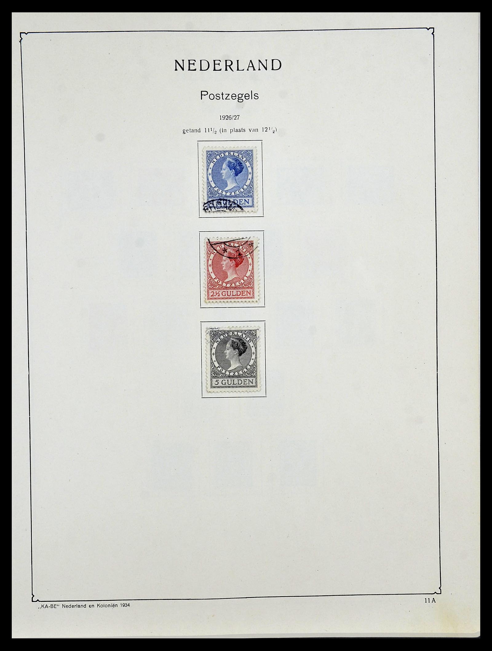 34453 044 - Postzegelverzameling 34453 Nederland 1852-1964.