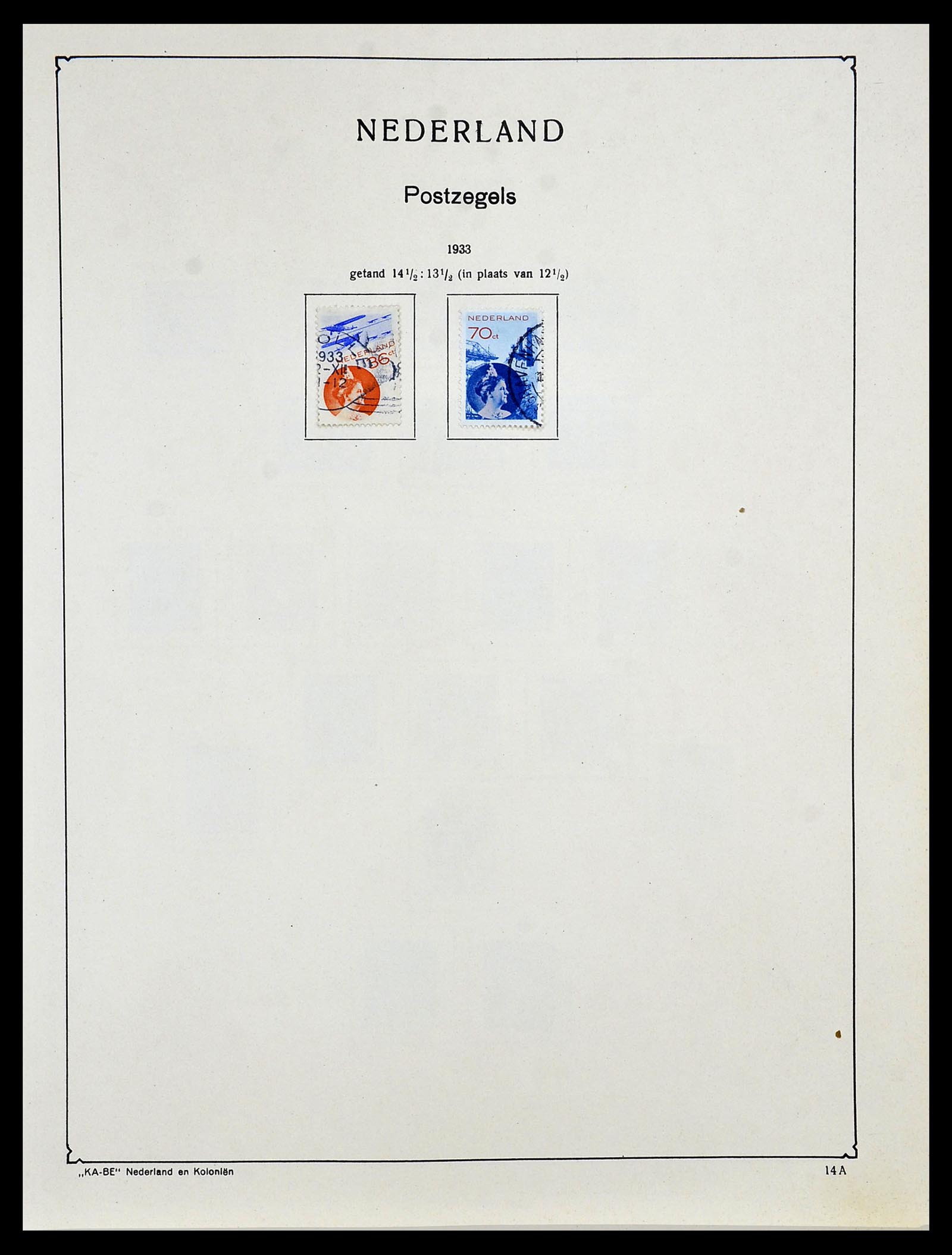 34453 049 - Postzegelverzameling 34453 Nederland 1852-1964.
