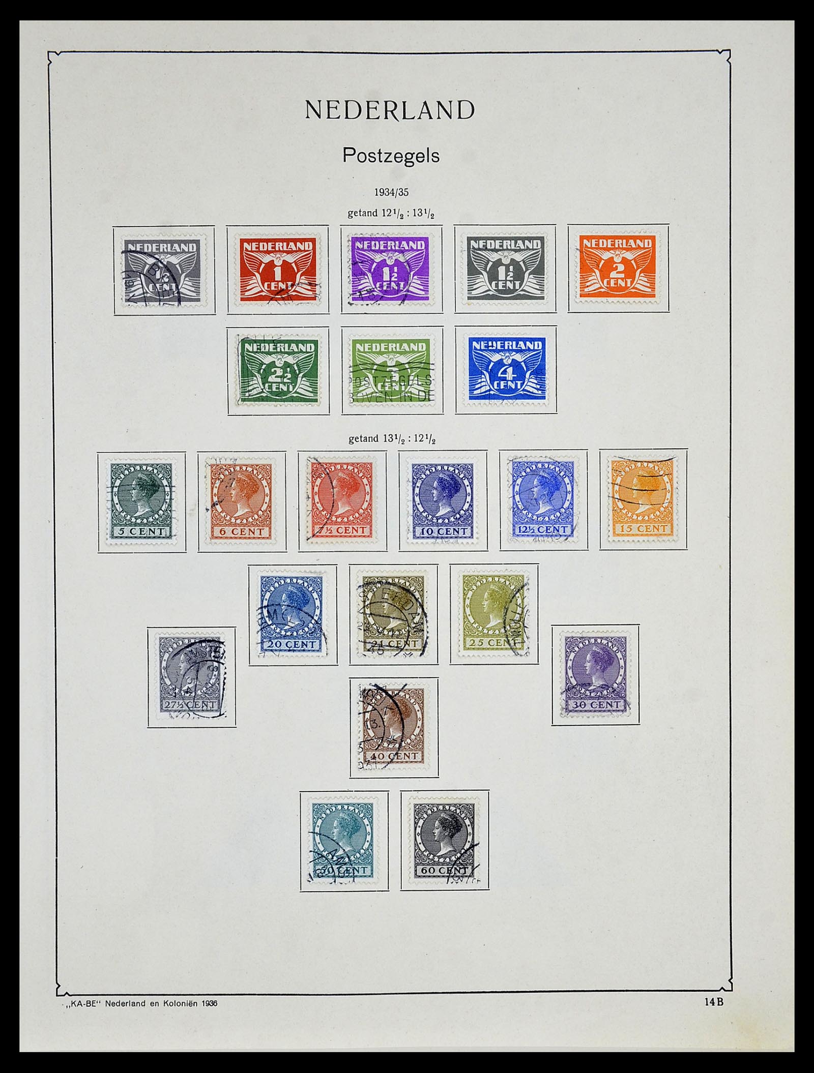 34453 050 - Postzegelverzameling 34453 Nederland 1852-1964.