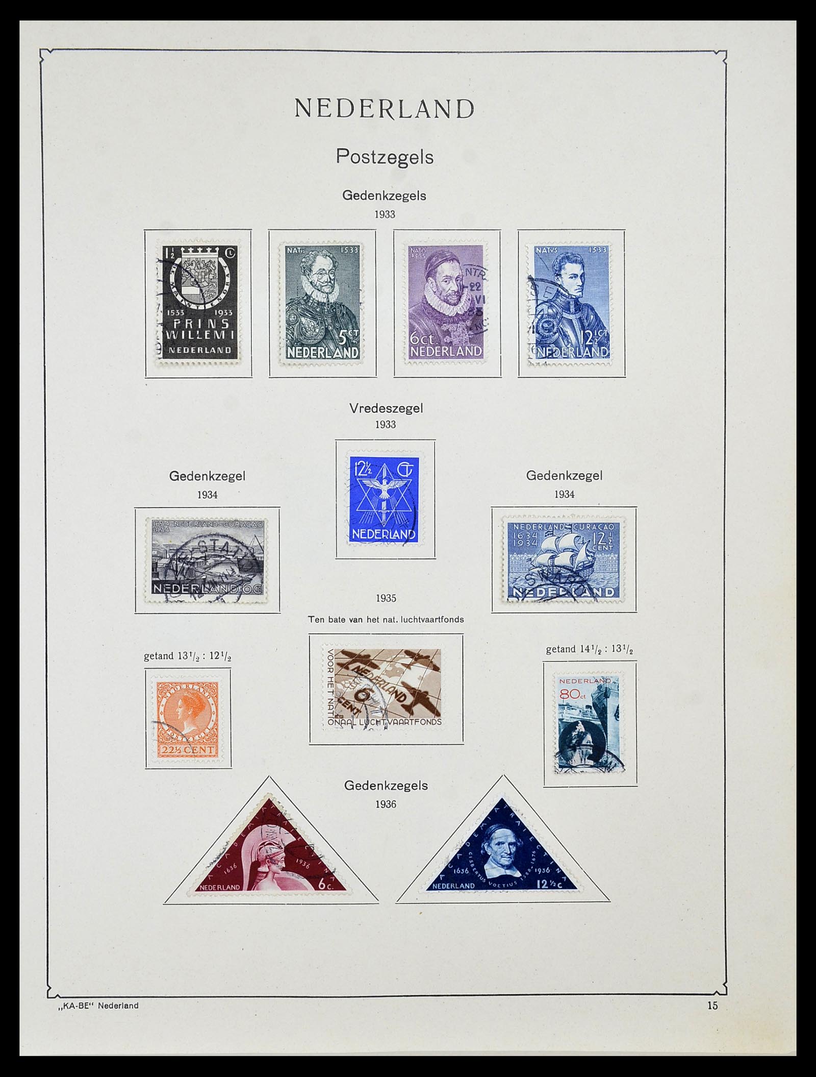 34453 051 - Postzegelverzameling 34453 Nederland 1852-1964.