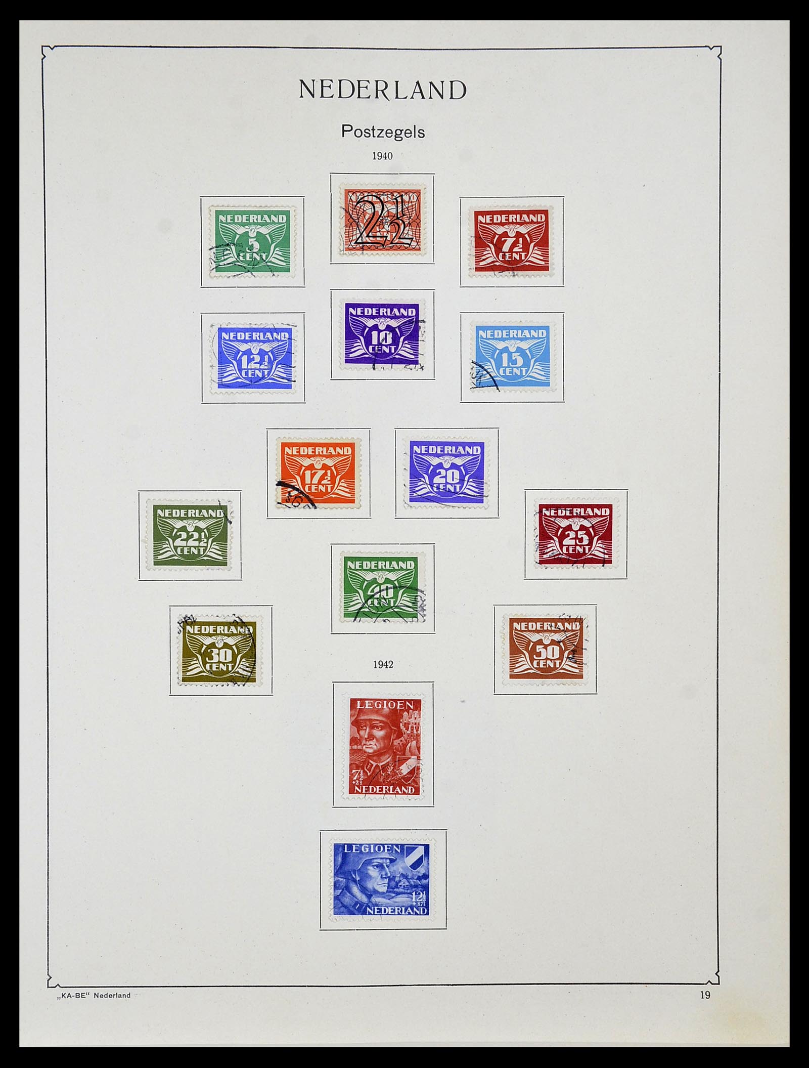 34453 055 - Postzegelverzameling 34453 Nederland 1852-1964.