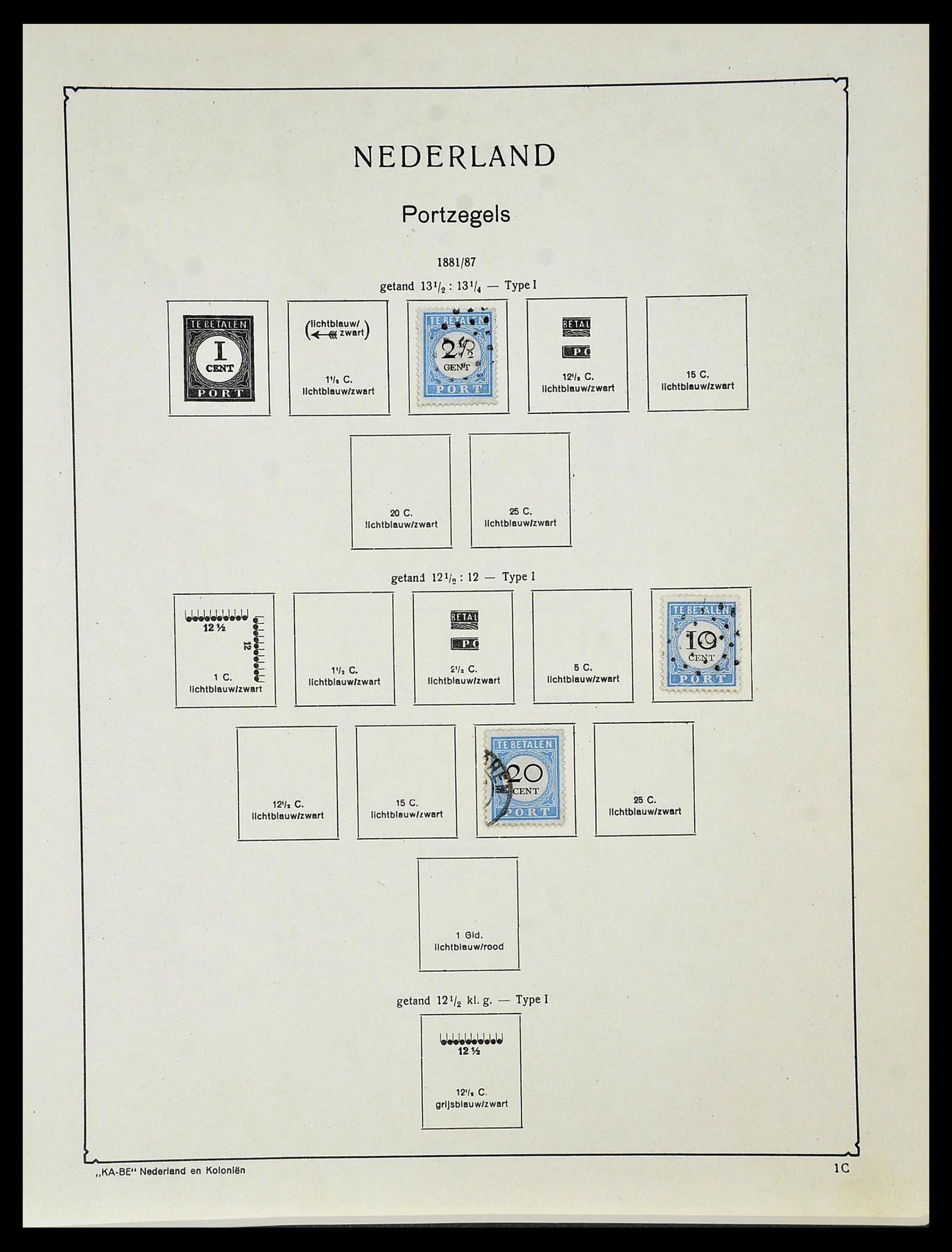 34453 127 - Postzegelverzameling 34453 Nederland 1852-1964.