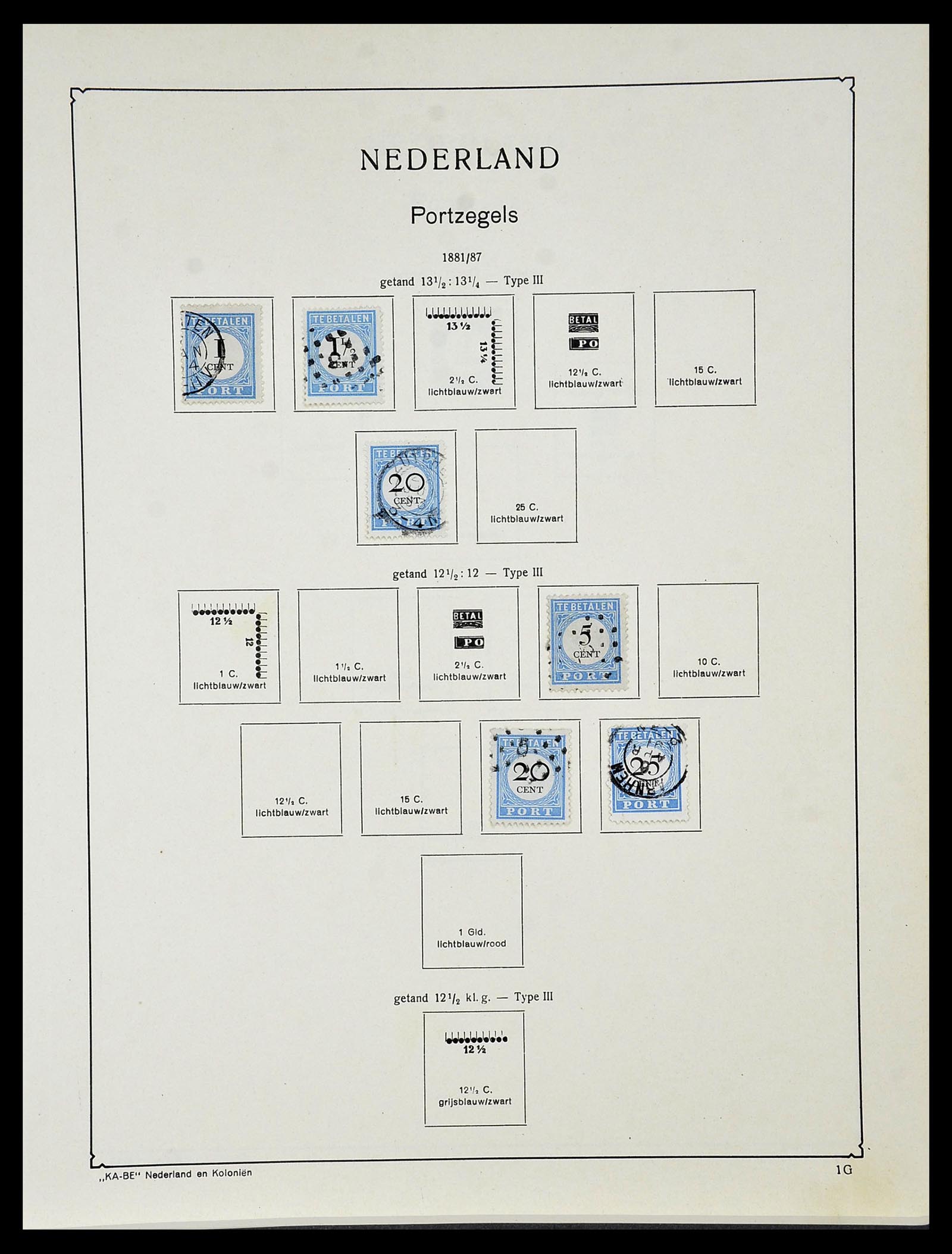 34453 129 - Postzegelverzameling 34453 Nederland 1852-1964.