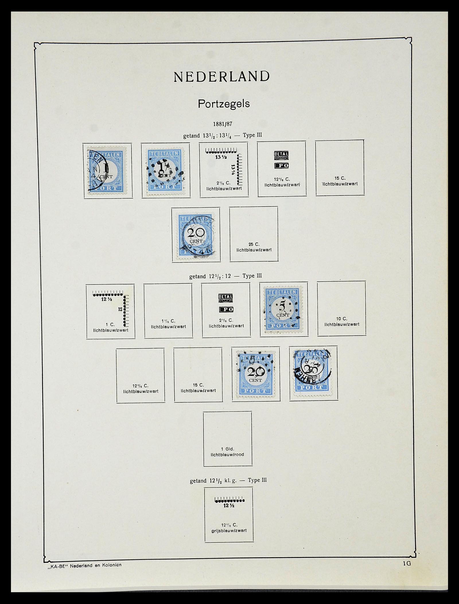 34453 129 - Stamp Collection 34453 Netherlands 1852-1964.