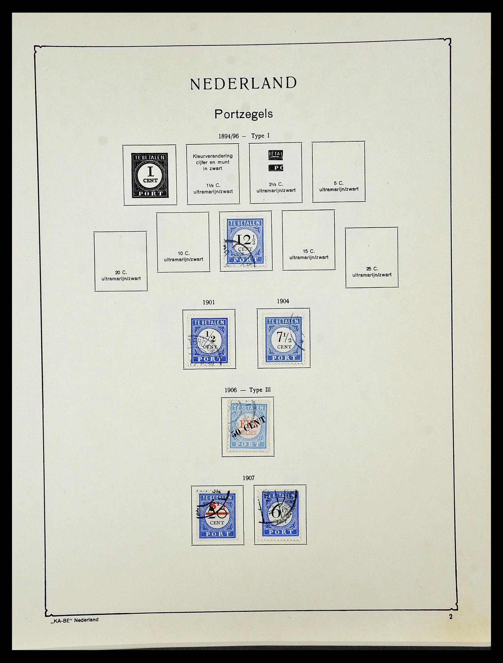 34453 131 - Postzegelverzameling 34453 Nederland 1852-1964.