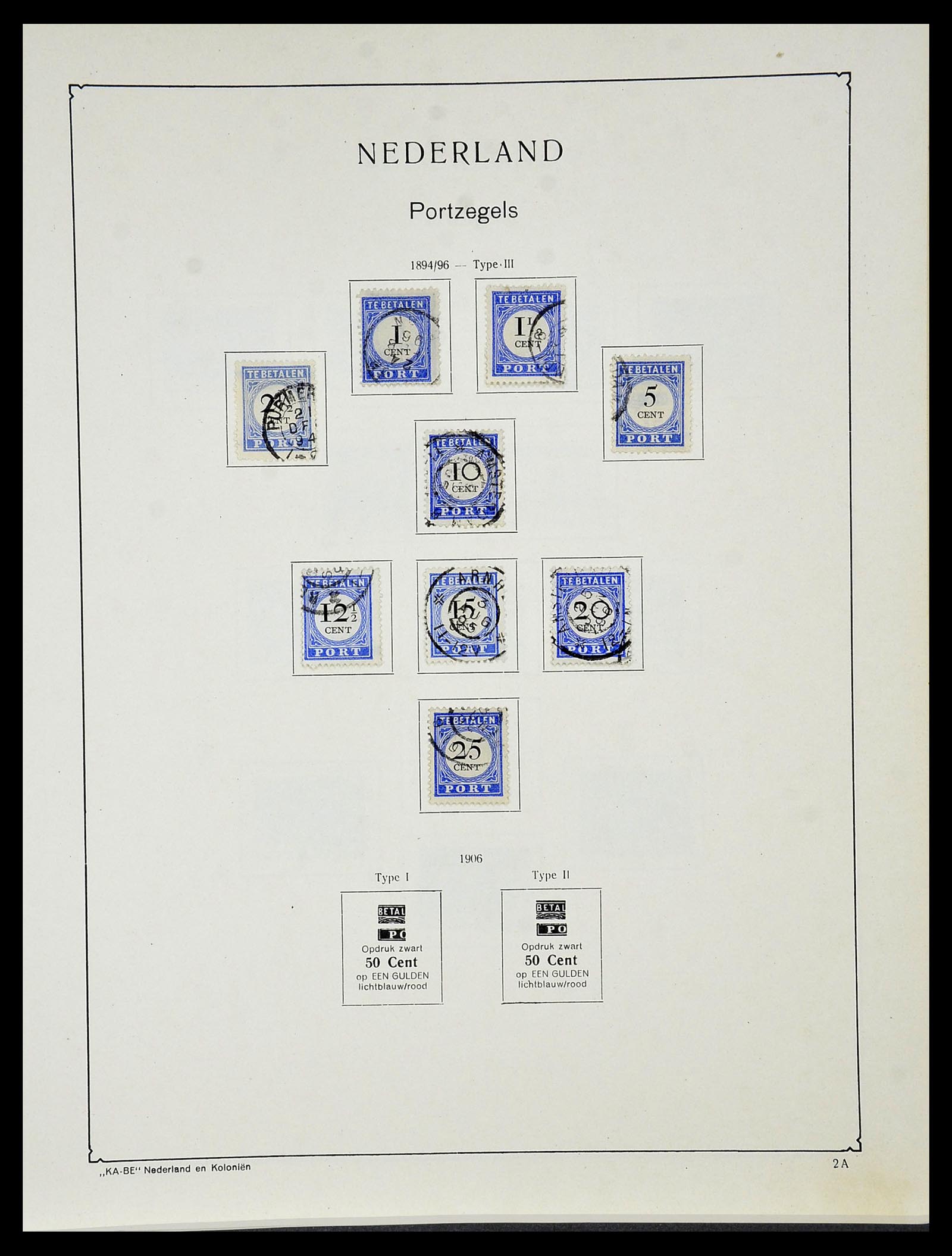 34453 132 - Postzegelverzameling 34453 Nederland 1852-1964.