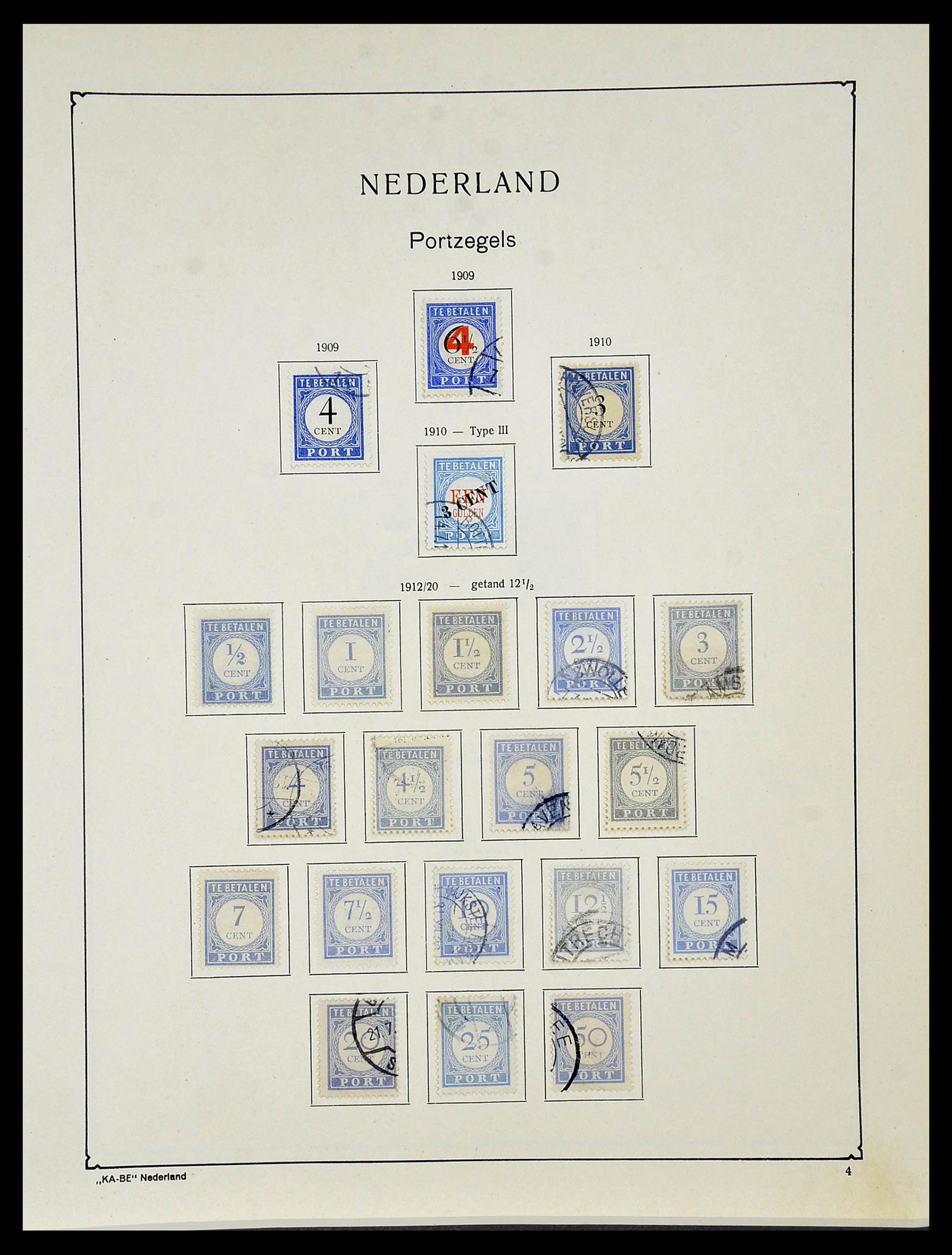 34453 135 - Postzegelverzameling 34453 Nederland 1852-1964.