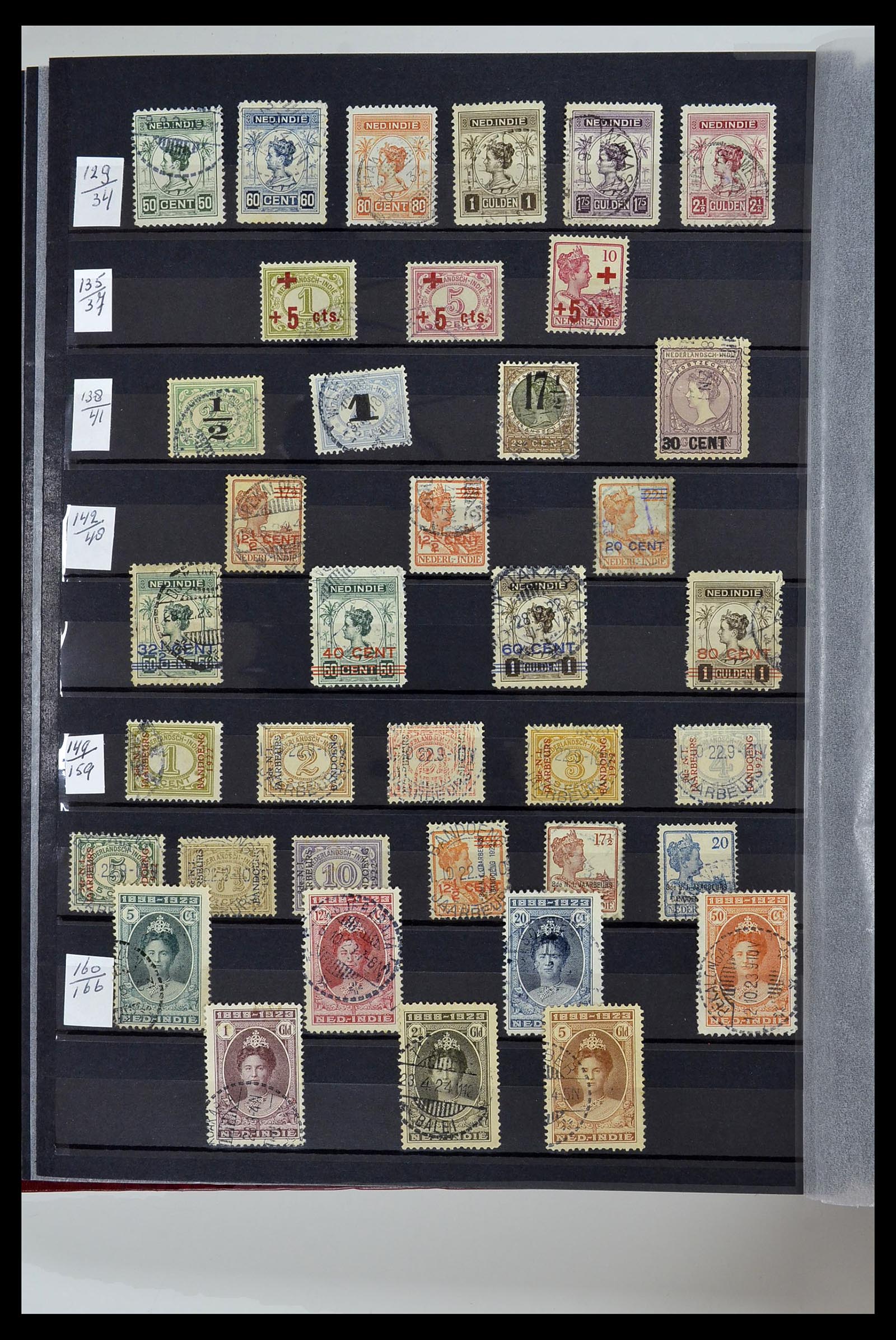 34454 010 - Stamp Collection 34454 Surinam and Dutch east Indies 1864-1975.