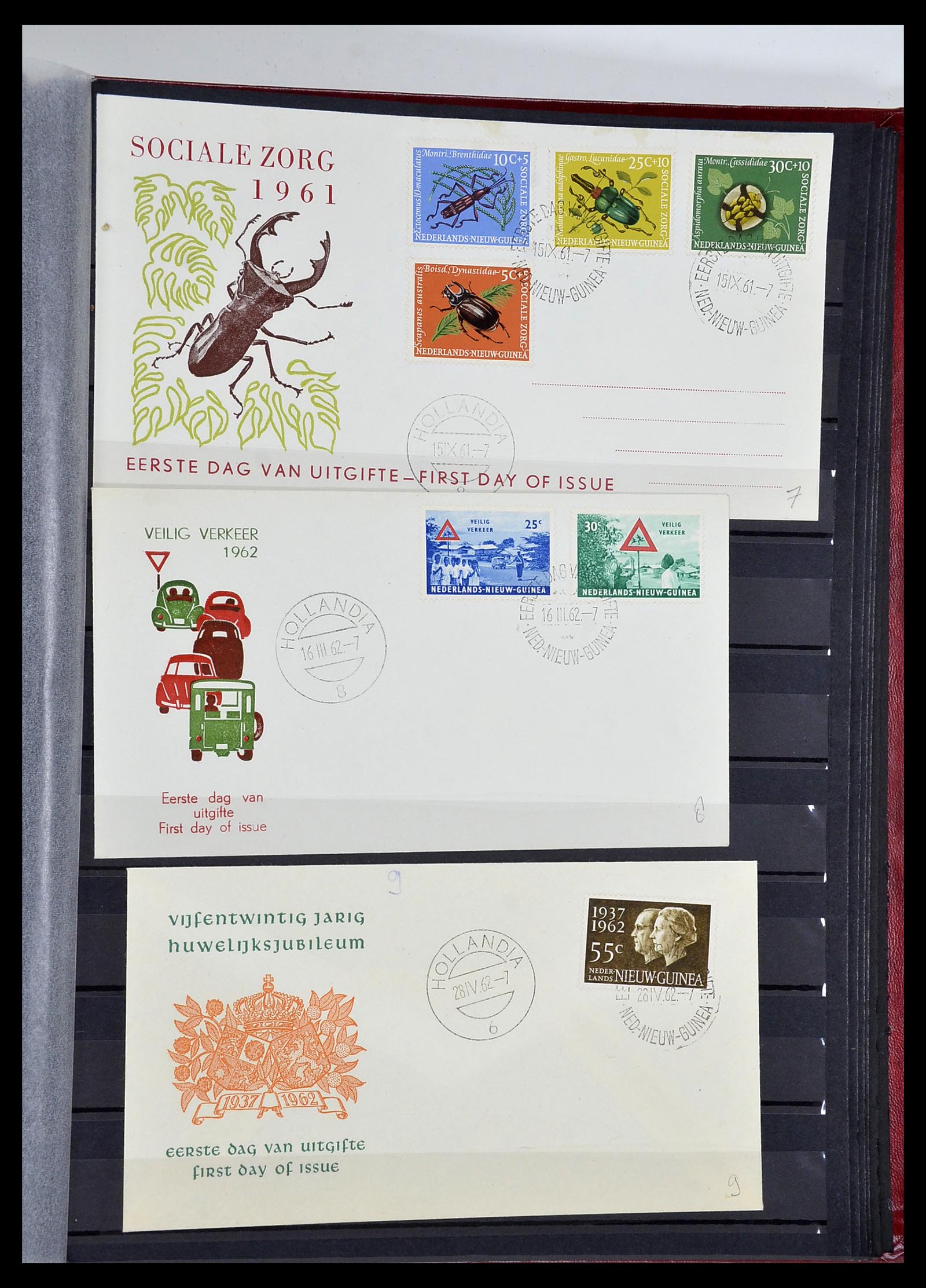 34454 031 - Postzegelverzameling 34454 Suriname en Nederlands Indië 1864-1975.