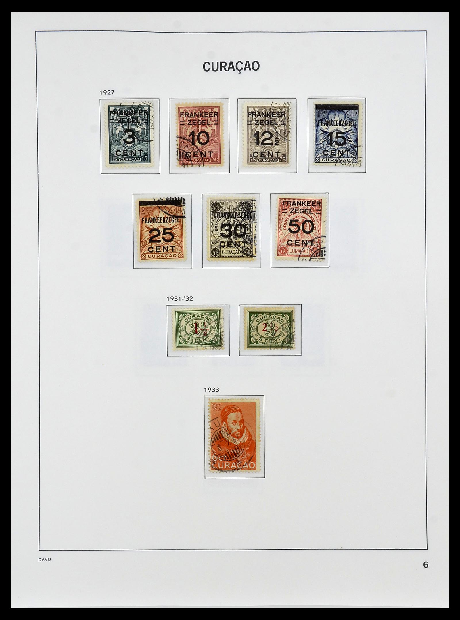 34455 006 - Postzegelverzameling 34455 Curaçao/Antillen 1873-1999.