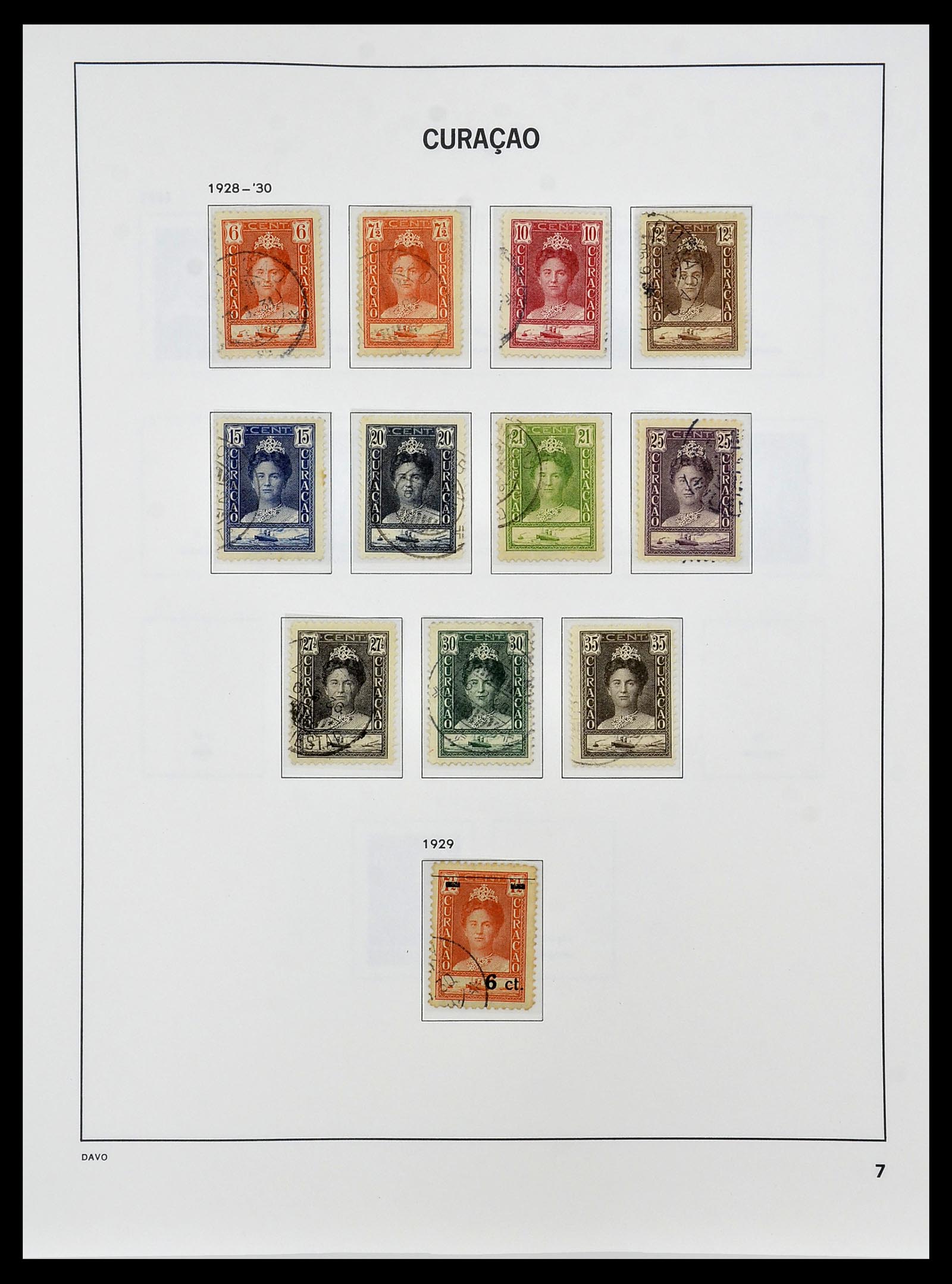 34455 007 - Postzegelverzameling 34455 Curaçao/Antillen 1873-1999.