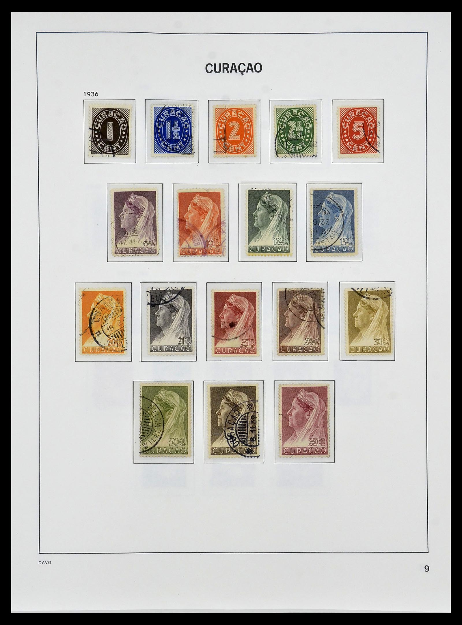 34455 008 - Postzegelverzameling 34455 Curaçao/Antillen 1873-1999.