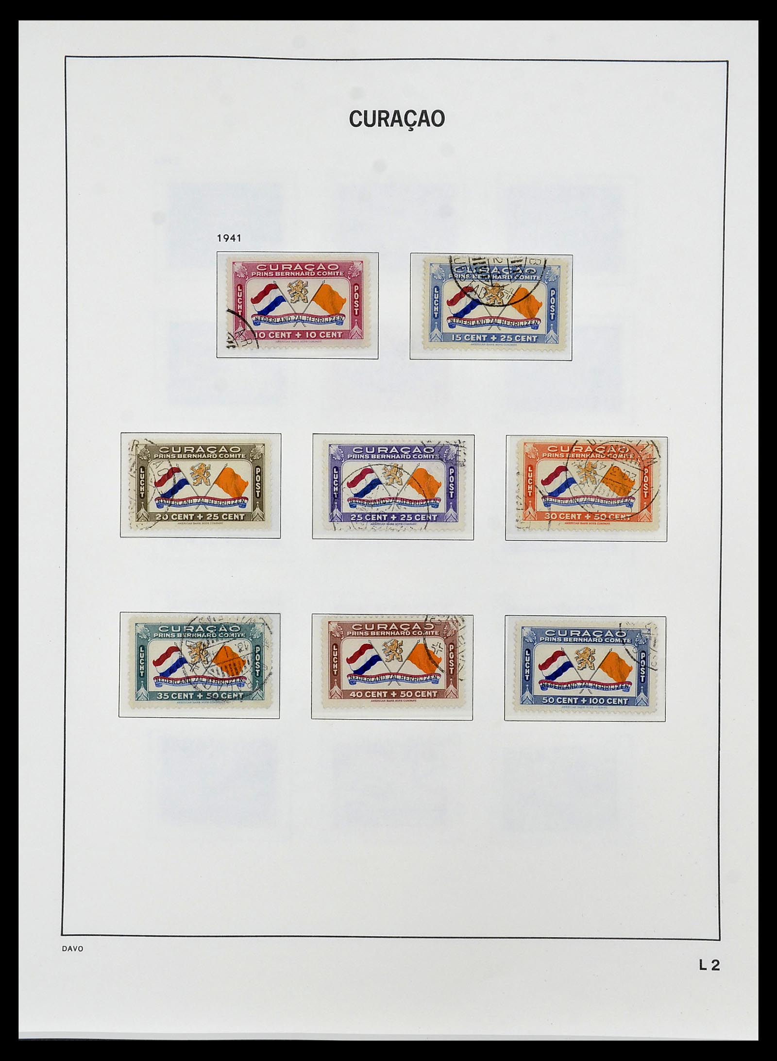 34455 015 - Postzegelverzameling 34455 Curaçao/Antillen 1873-1999.