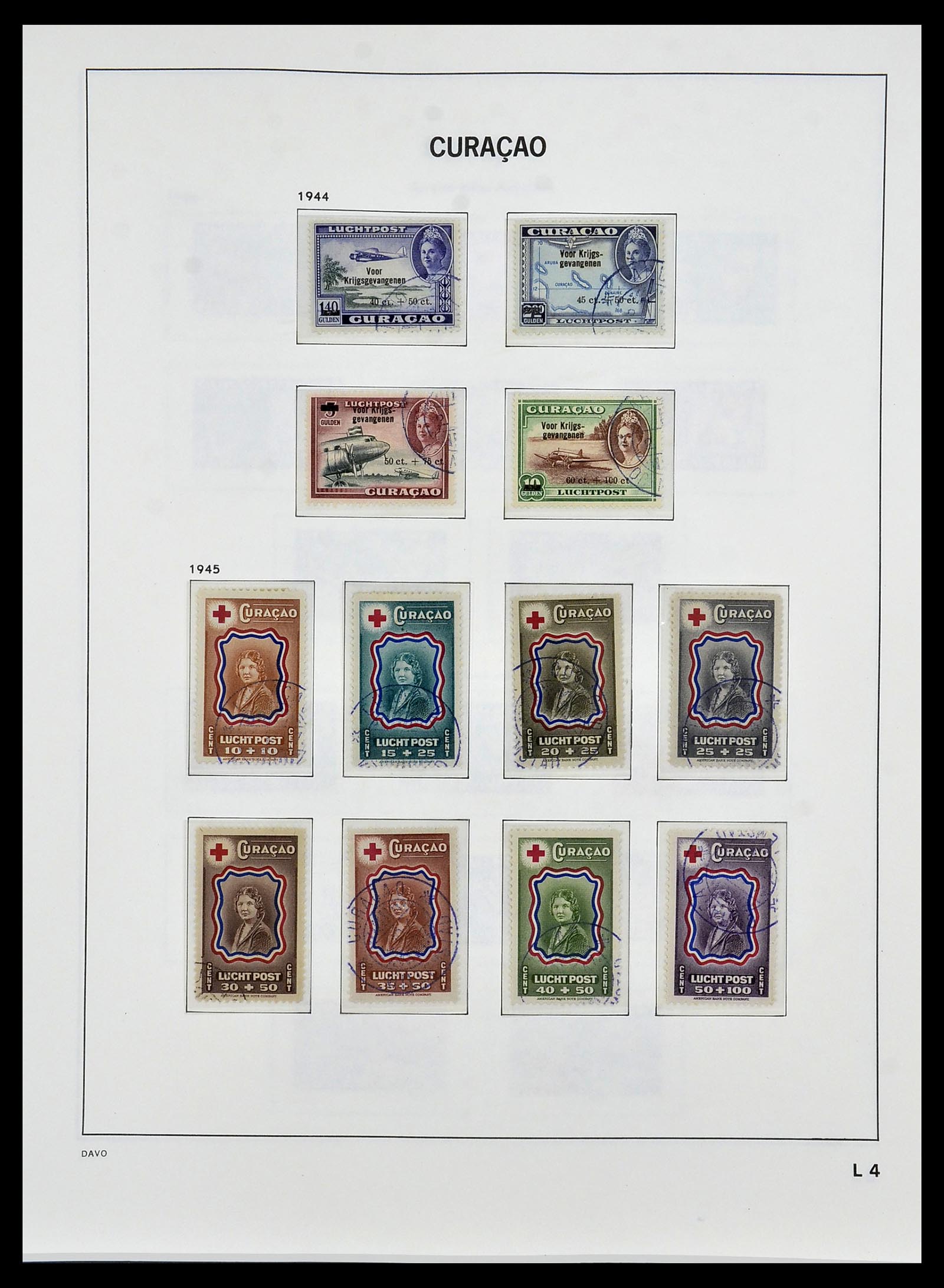 34455 017 - Postzegelverzameling 34455 Curaçao/Antillen 1873-1999.