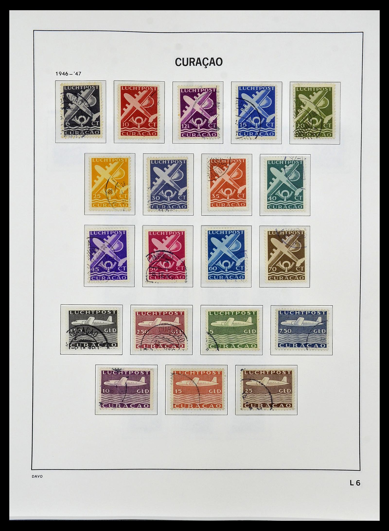 34455 019 - Postzegelverzameling 34455 Curaçao/Antillen 1873-1999.