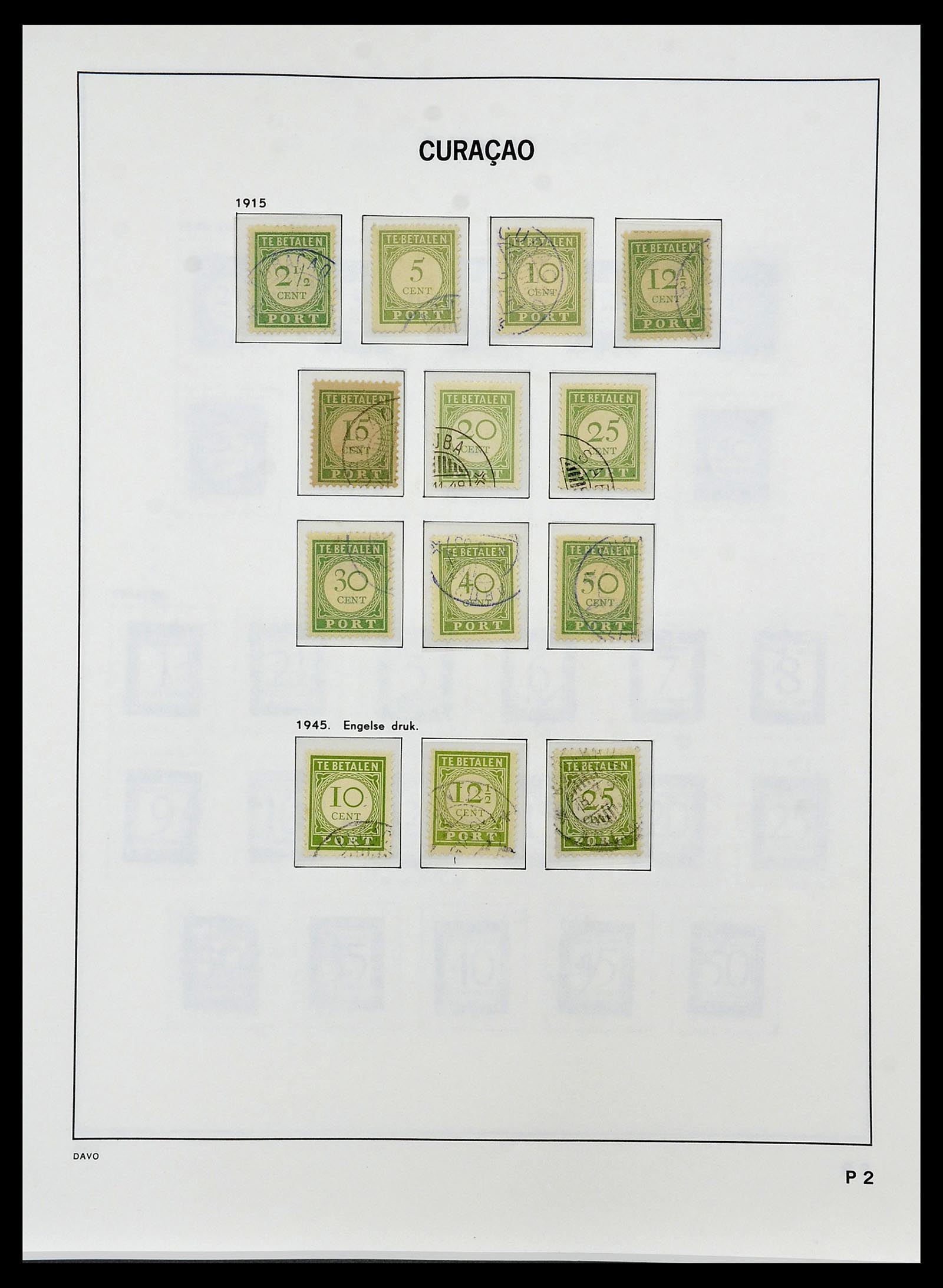34455 021 - Postzegelverzameling 34455 Curaçao/Antillen 1873-1999.