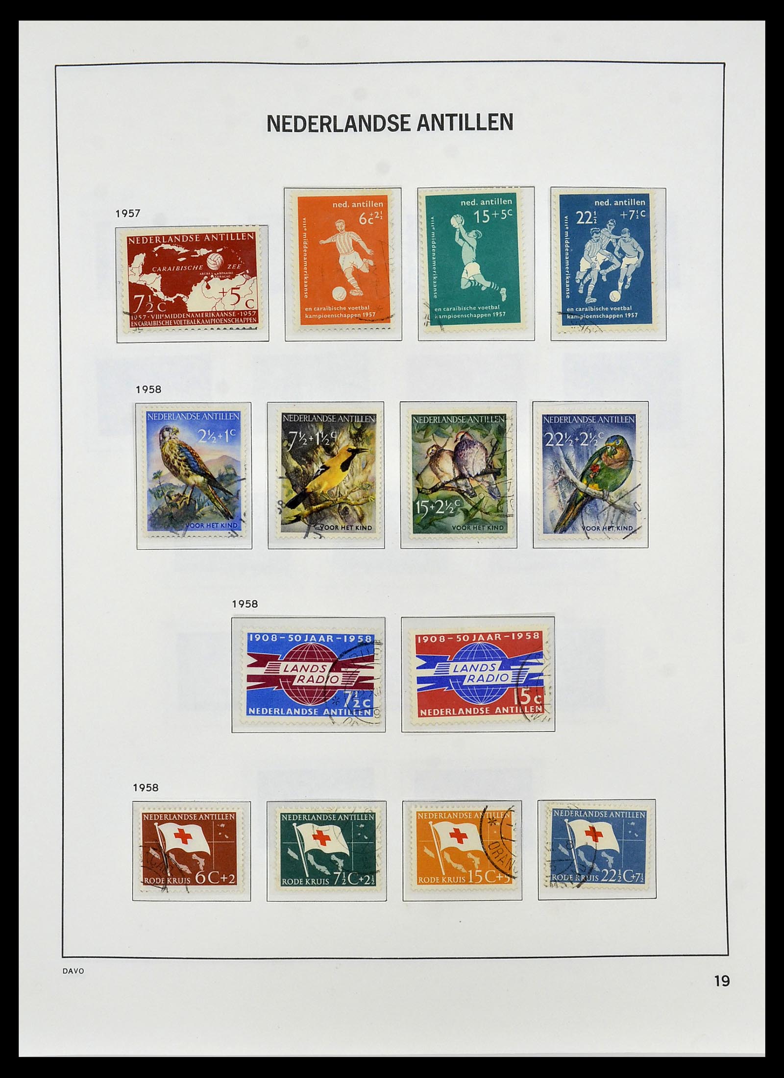 34455 028 - Postzegelverzameling 34455 Curaçao/Antillen 1873-1999.