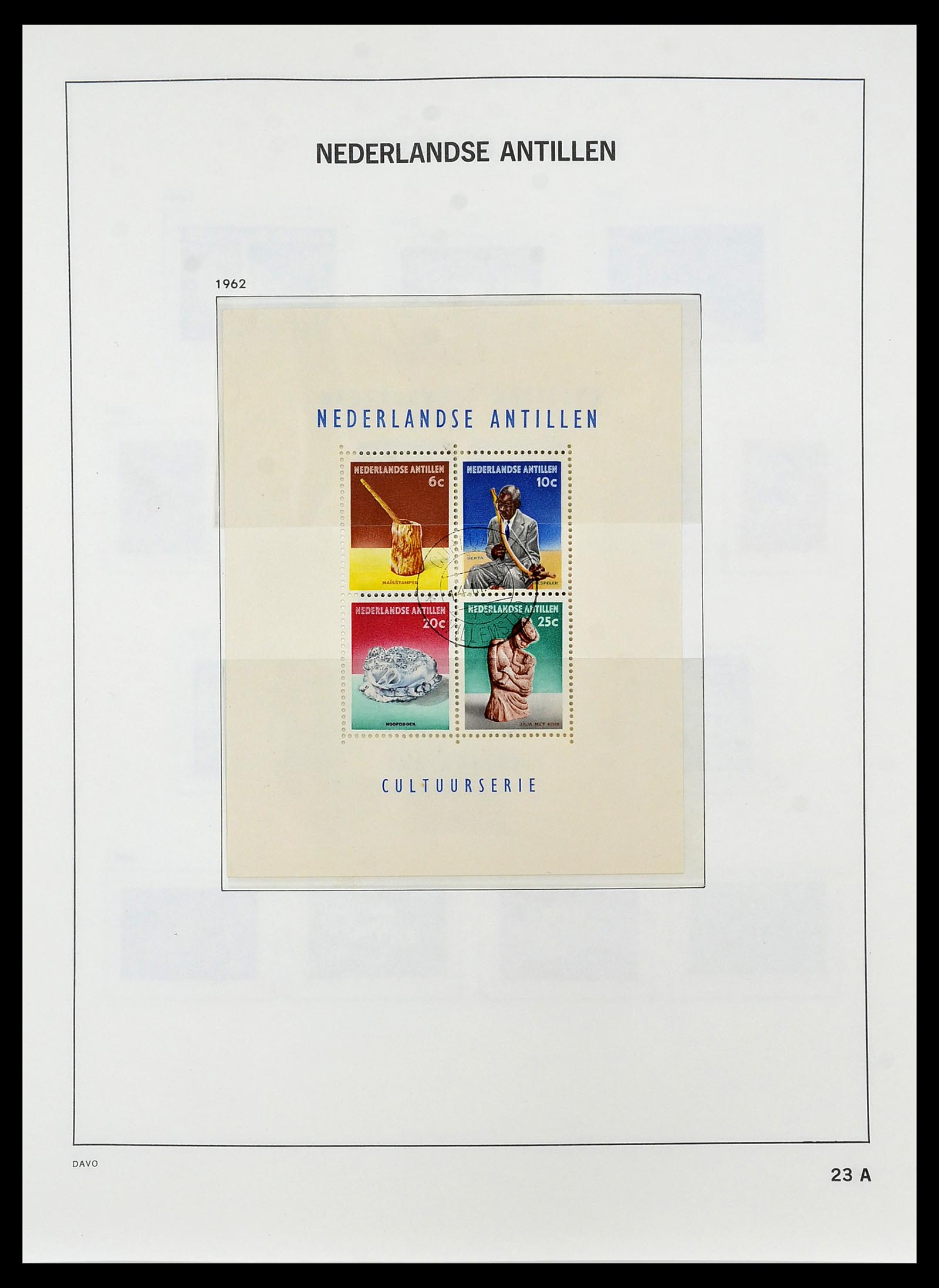 34455 033 - Postzegelverzameling 34455 Curaçao/Antillen 1873-1999.