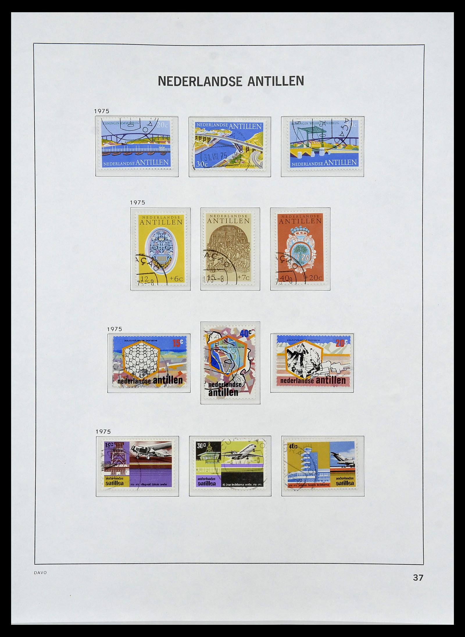 34455 047 - Postzegelverzameling 34455 Curaçao/Antillen 1873-1999.