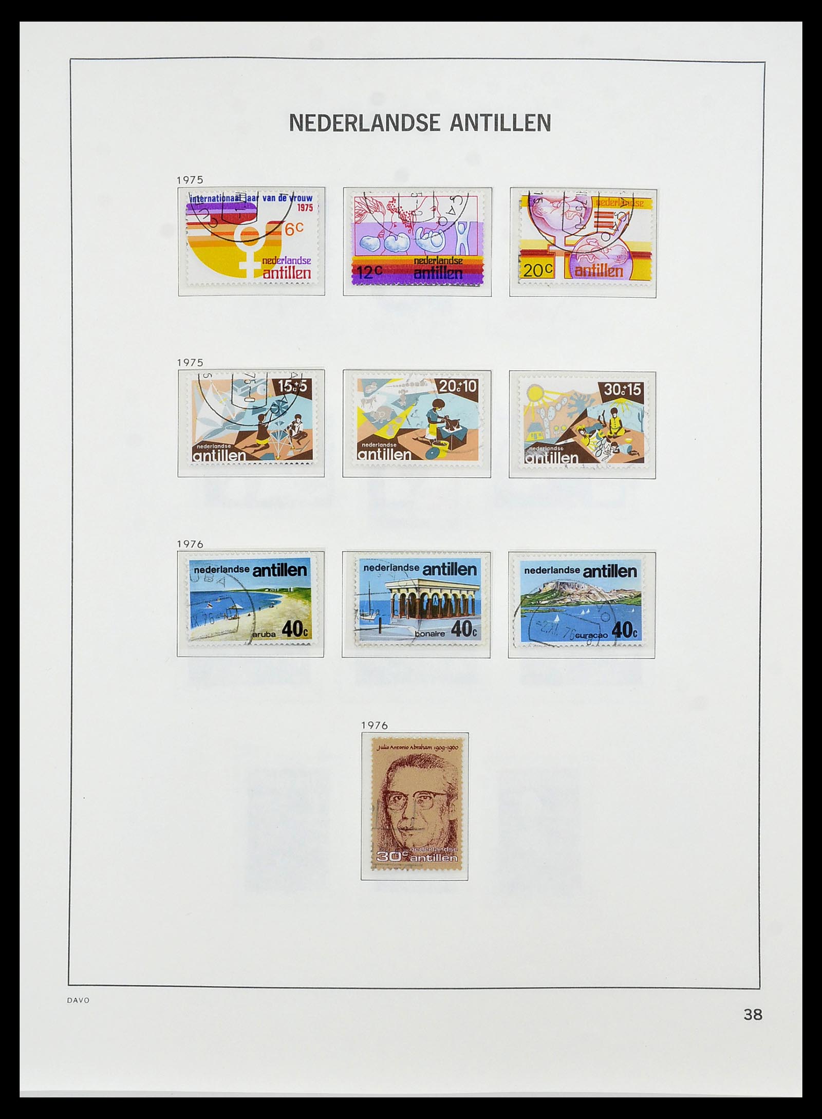 34455 048 - Postzegelverzameling 34455 Curaçao/Antillen 1873-1999.