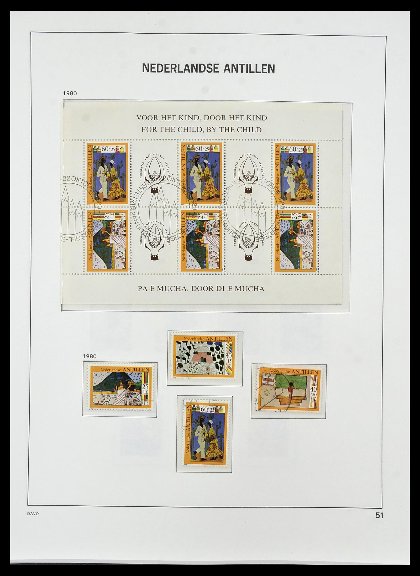 34455 066 - Postzegelverzameling 34455 Curaçao/Antillen 1873-1999.