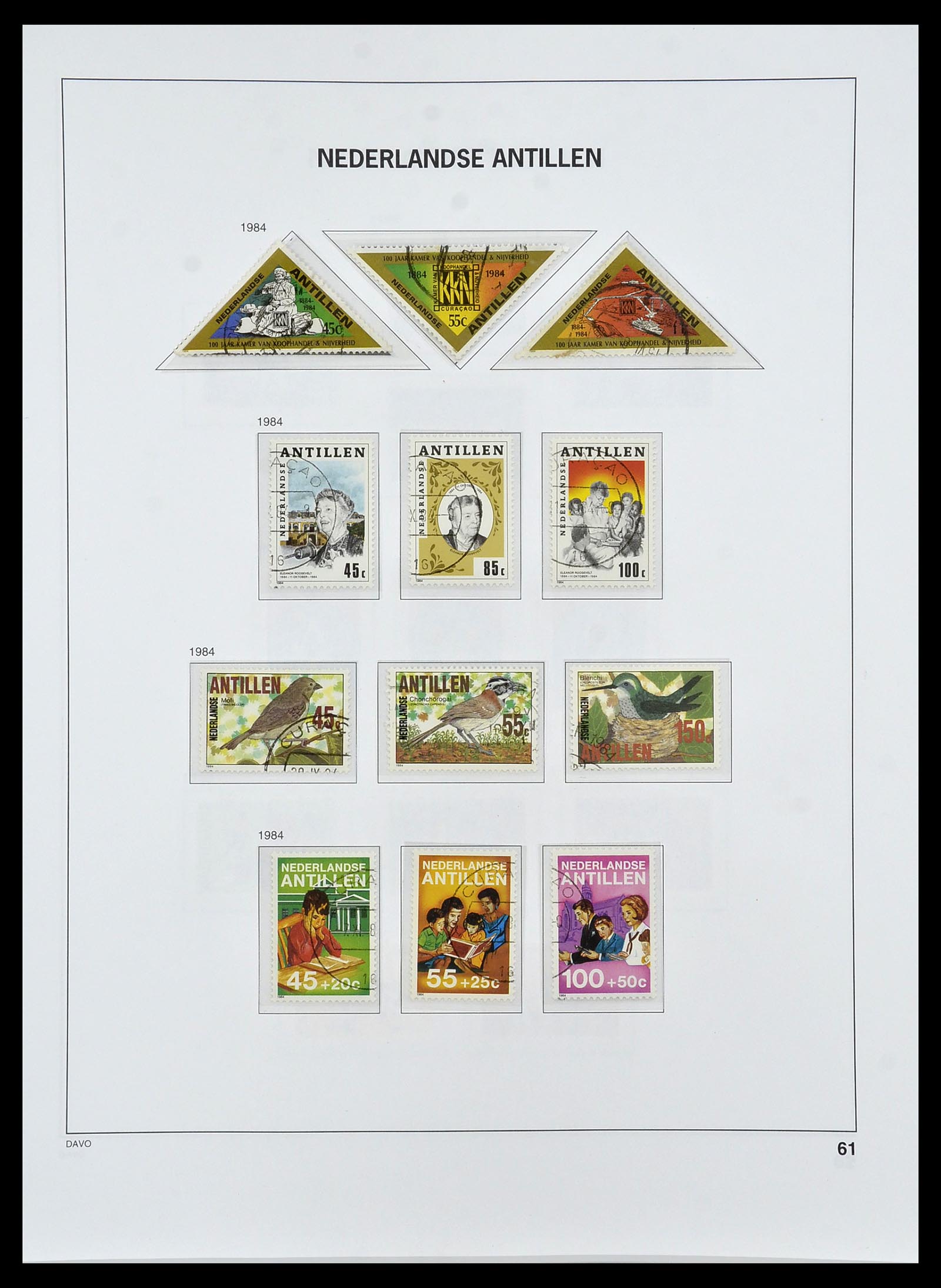 34455 076 - Postzegelverzameling 34455 Curaçao/Antillen 1873-1999.