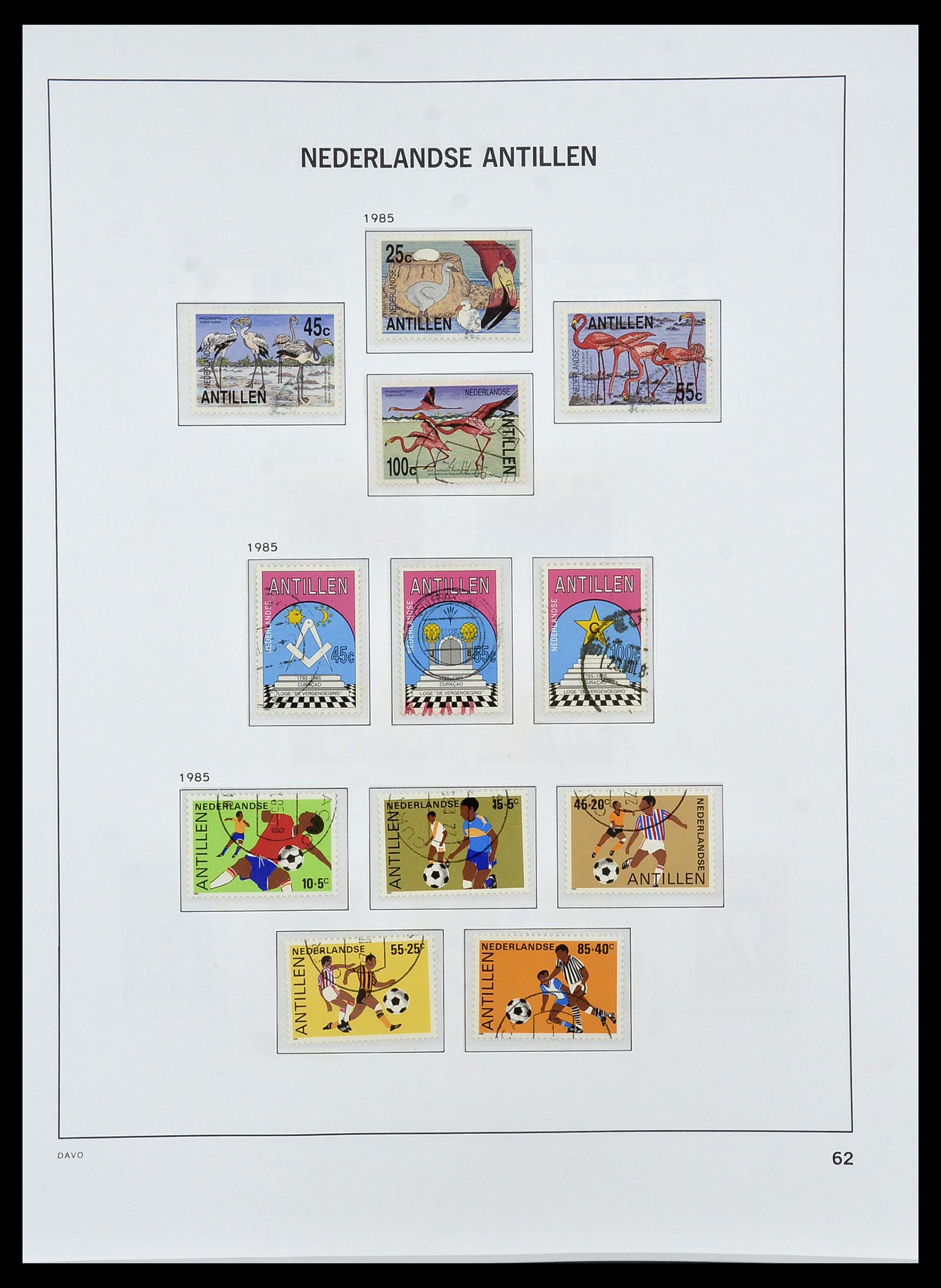 34455 077 - Postzegelverzameling 34455 Curaçao/Antillen 1873-1999.