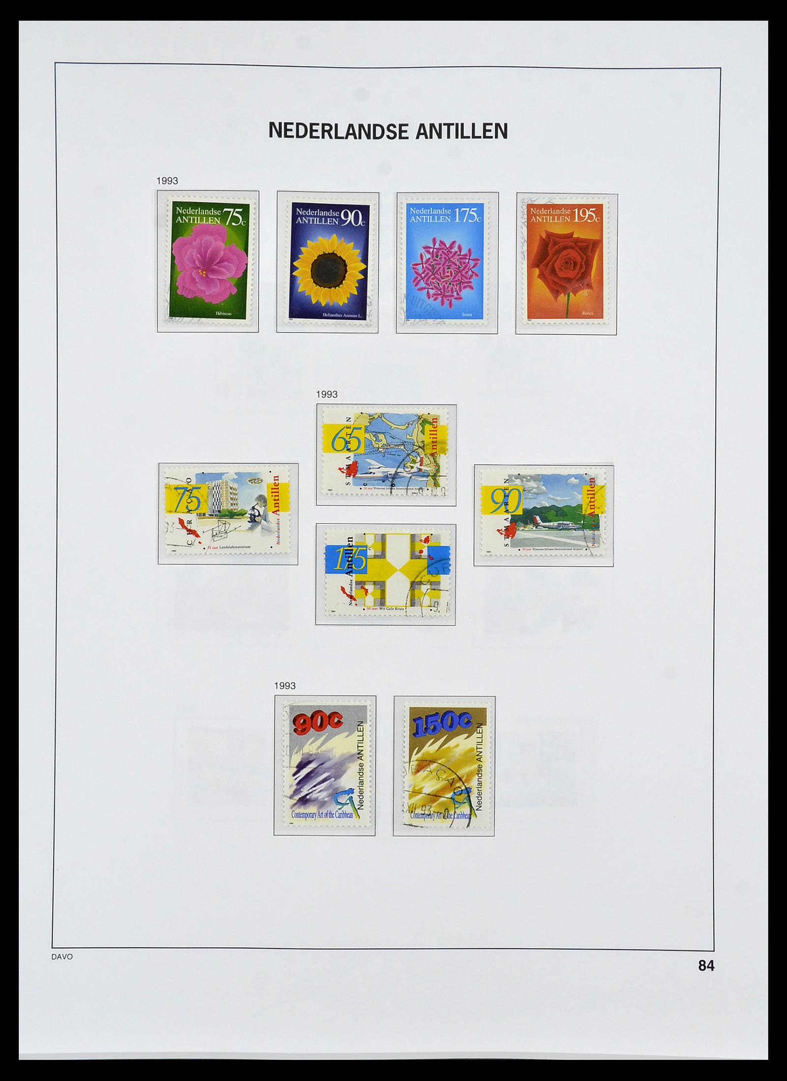34455 103 - Postzegelverzameling 34455 Curaçao/Antillen 1873-1999.