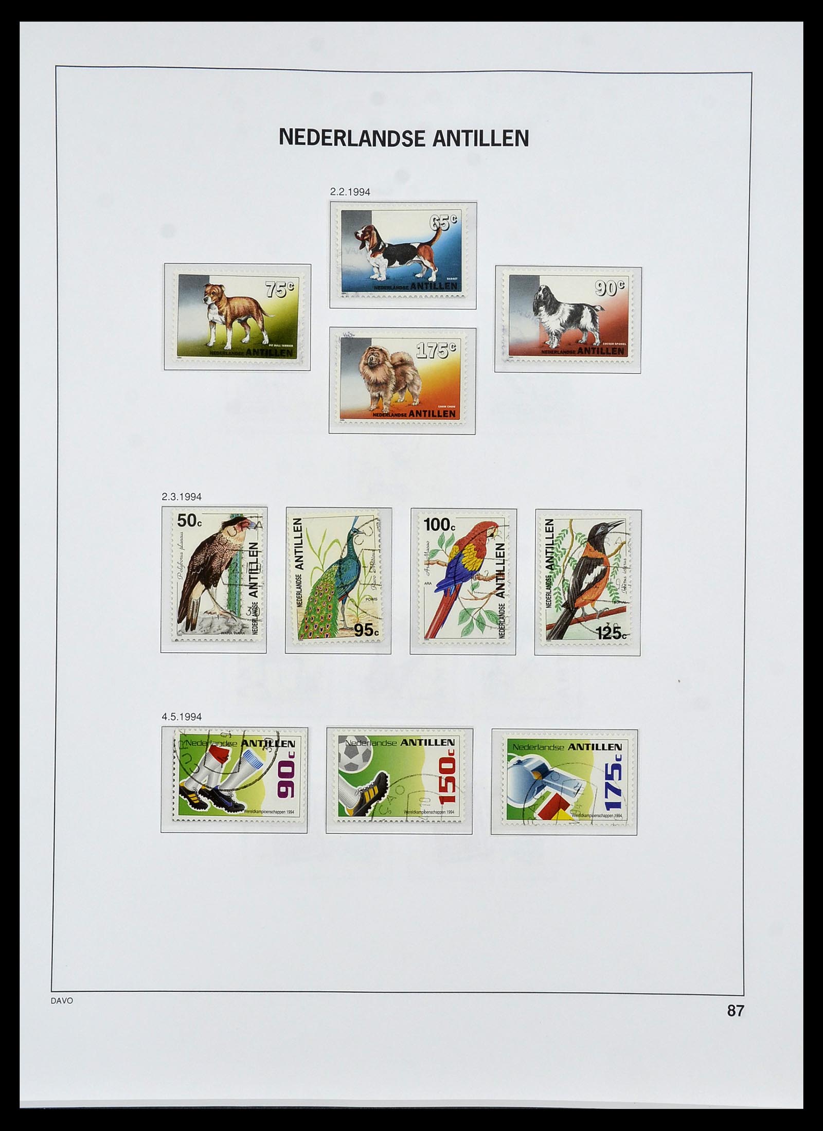 34455 106 - Postzegelverzameling 34455 Curaçao/Antillen 1873-1999.