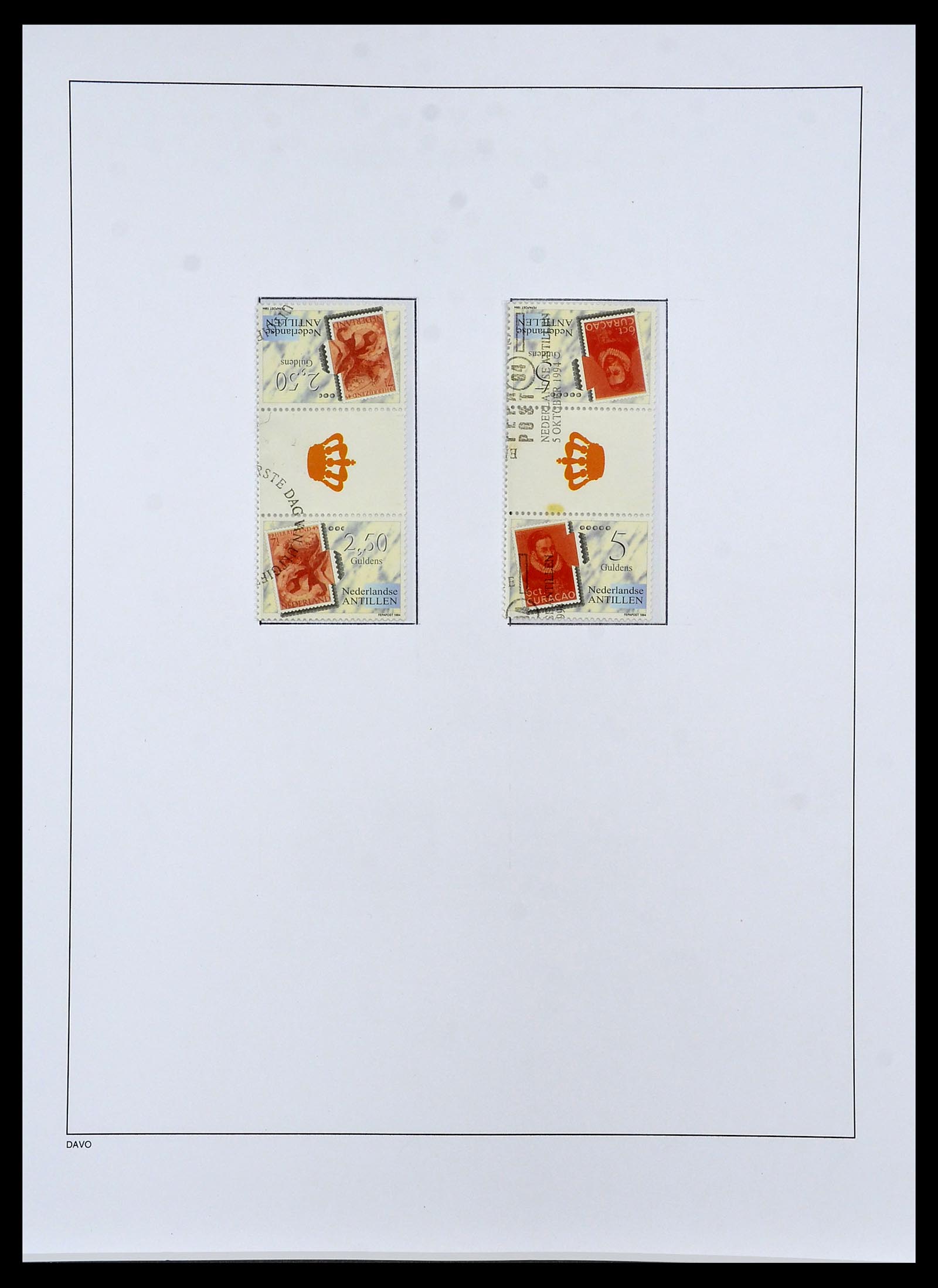 34455 108 - Postzegelverzameling 34455 Curaçao/Antillen 1873-1999.