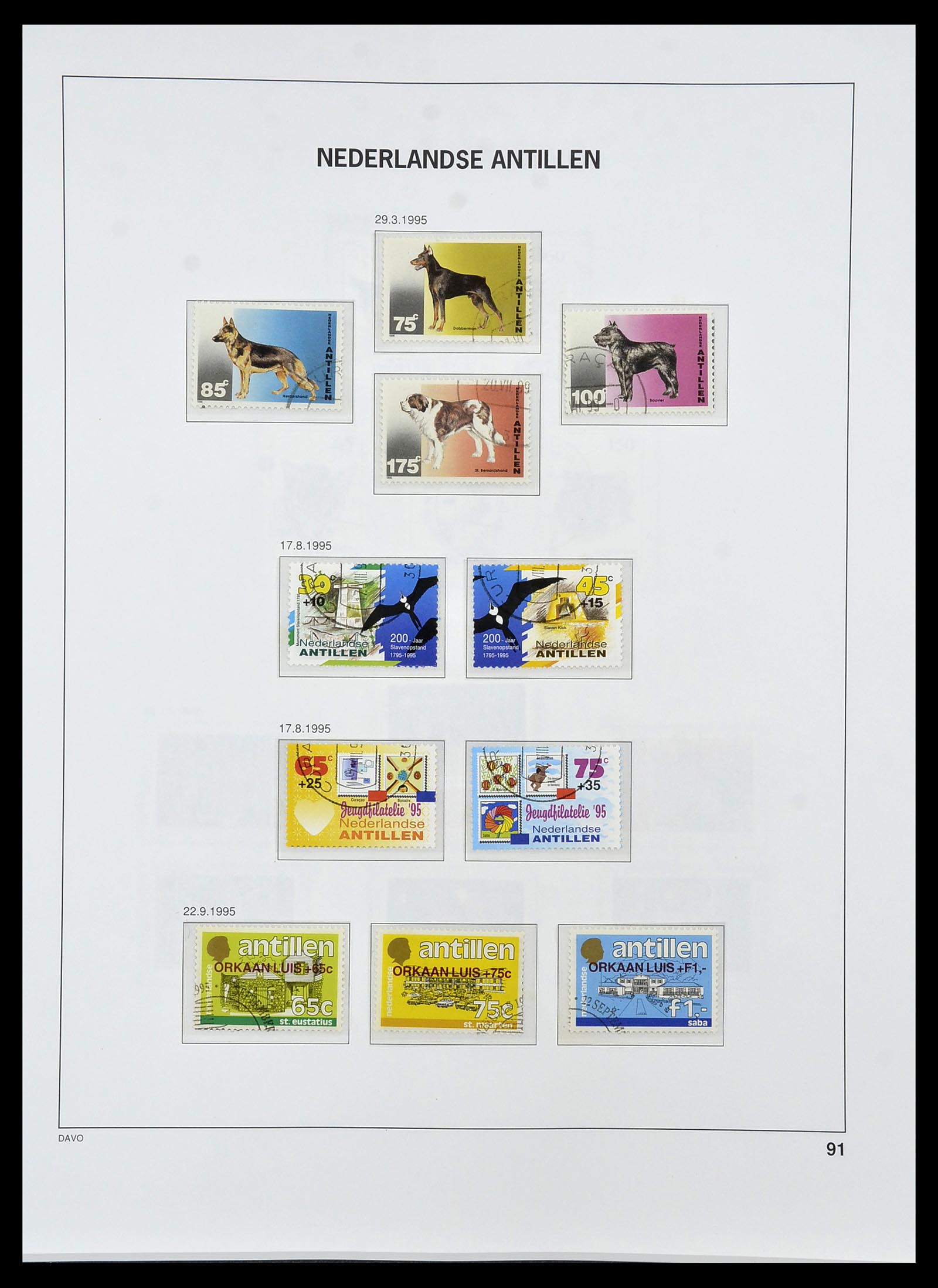 34455 111 - Postzegelverzameling 34455 Curaçao/Antillen 1873-1999.