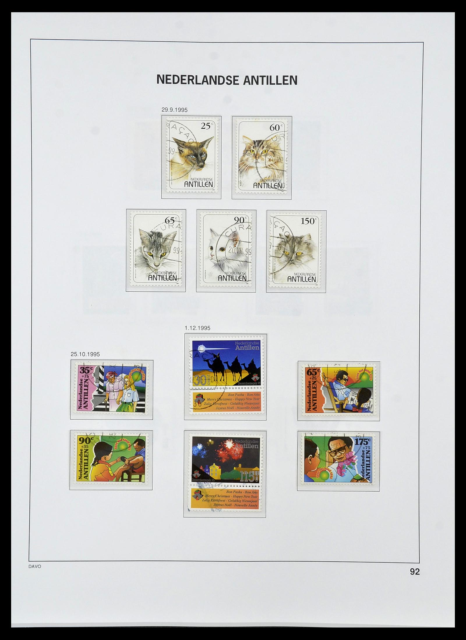 34455 112 - Postzegelverzameling 34455 Curaçao/Antillen 1873-1999.