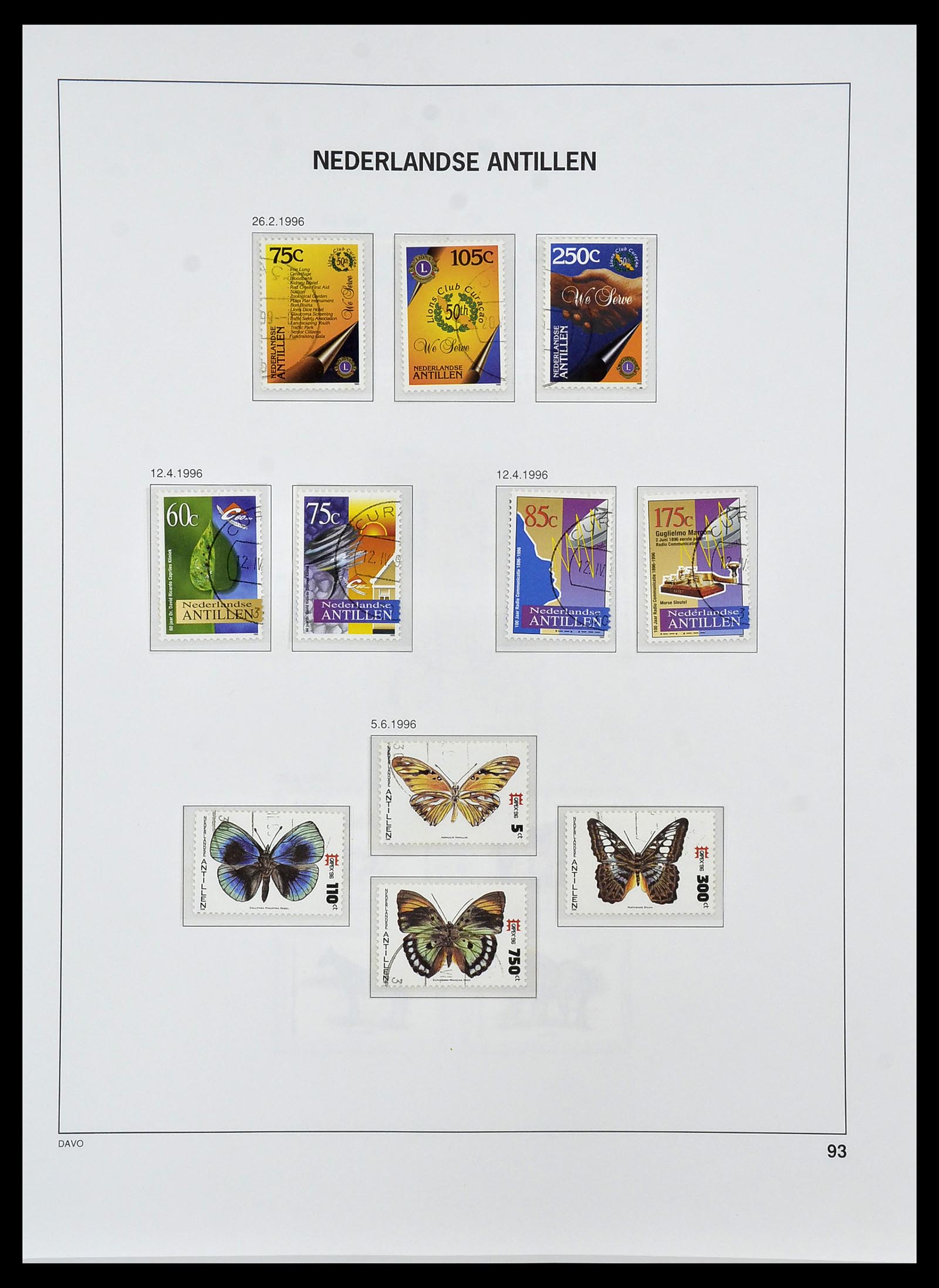 34455 113 - Postzegelverzameling 34455 Curaçao/Antillen 1873-1999.
