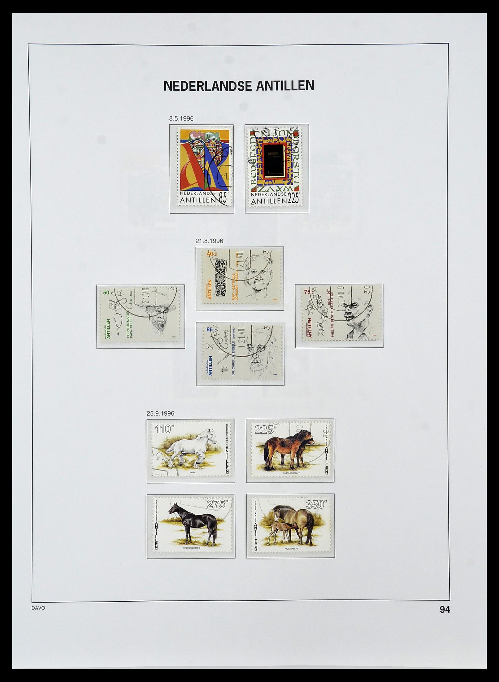 34455 114 - Postzegelverzameling 34455 Curaçao/Antillen 1873-1999.