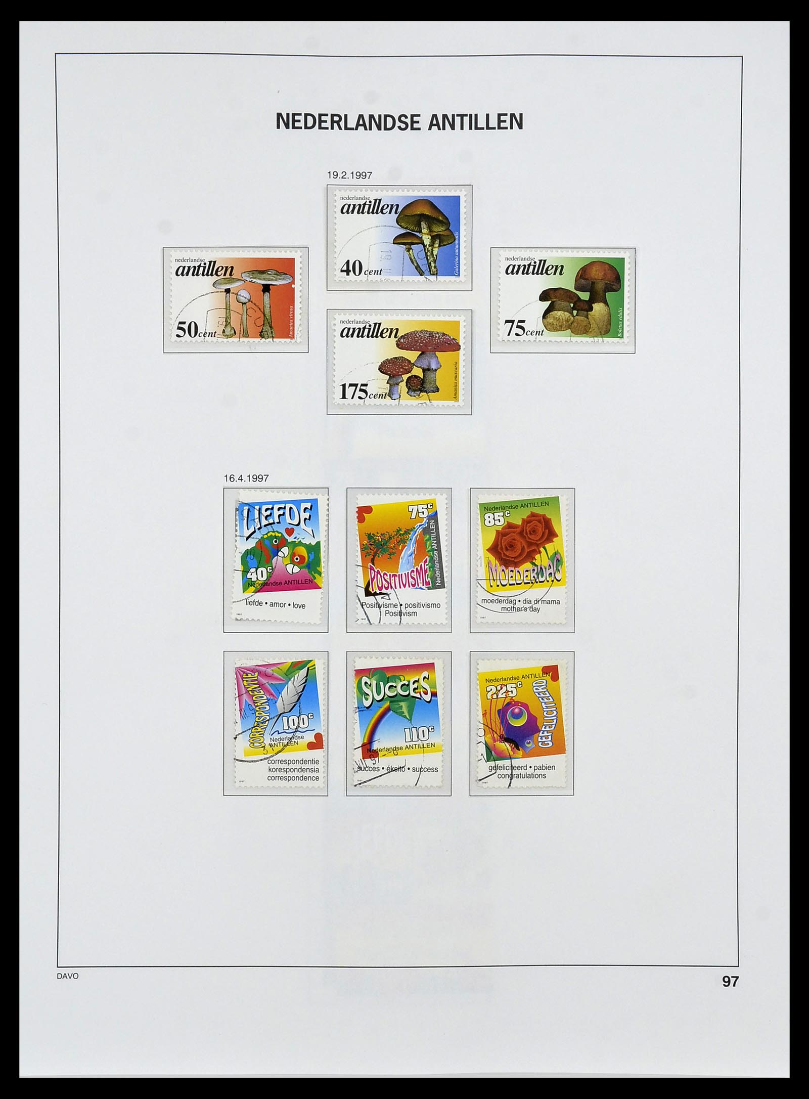 34455 117 - Postzegelverzameling 34455 Curaçao/Antillen 1873-1999.