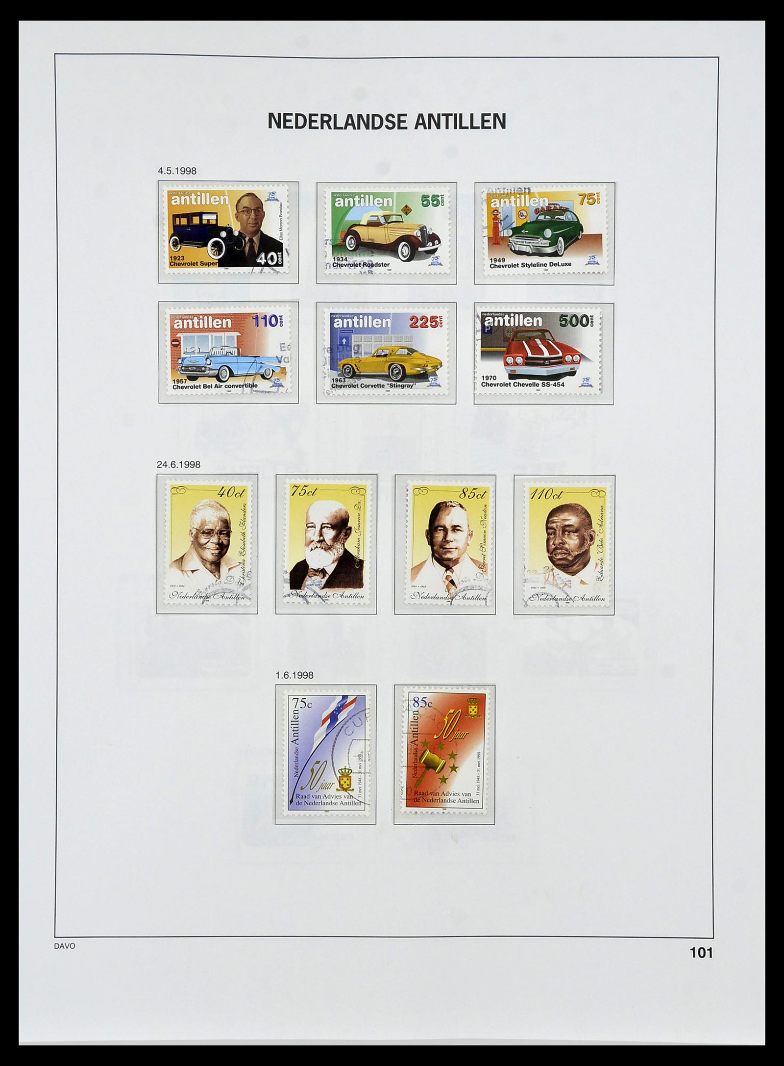 34455 122 - Stamp Collection 34455 Curaçao/Antilles 1873-1999.