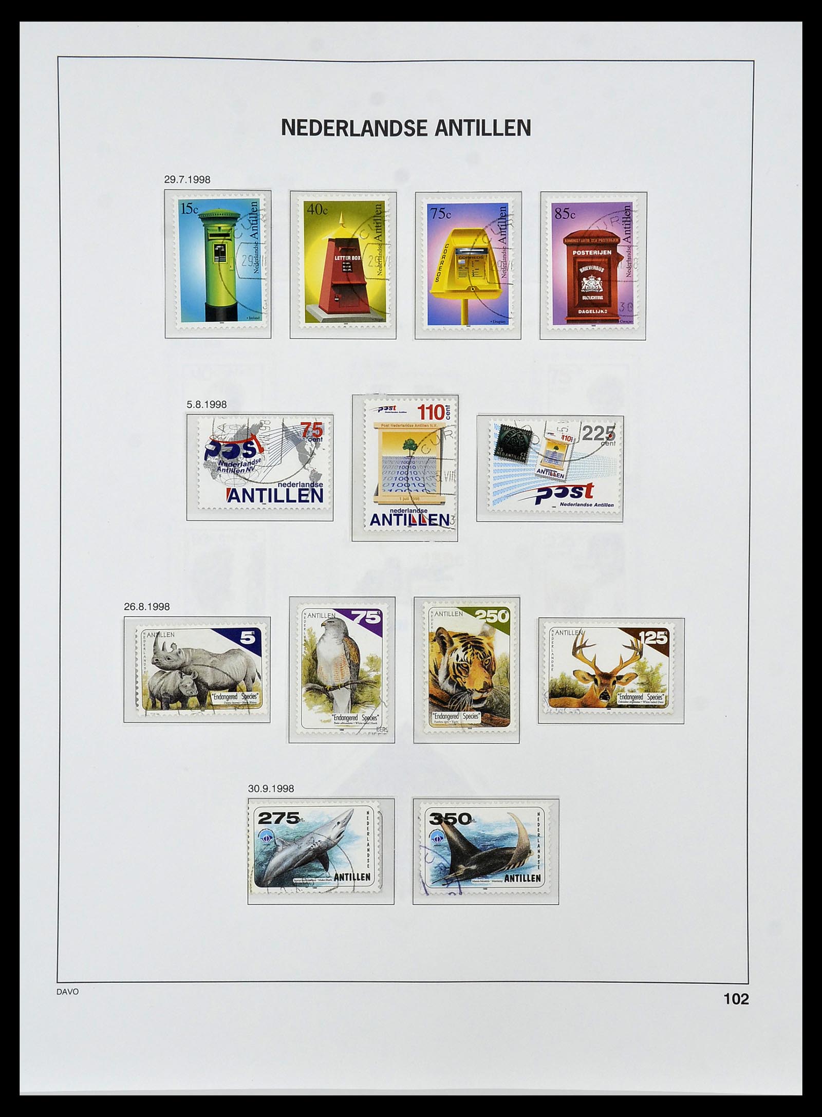 34455 123 - Stamp Collection 34455 Curaçao/Antilles 1873-1999.