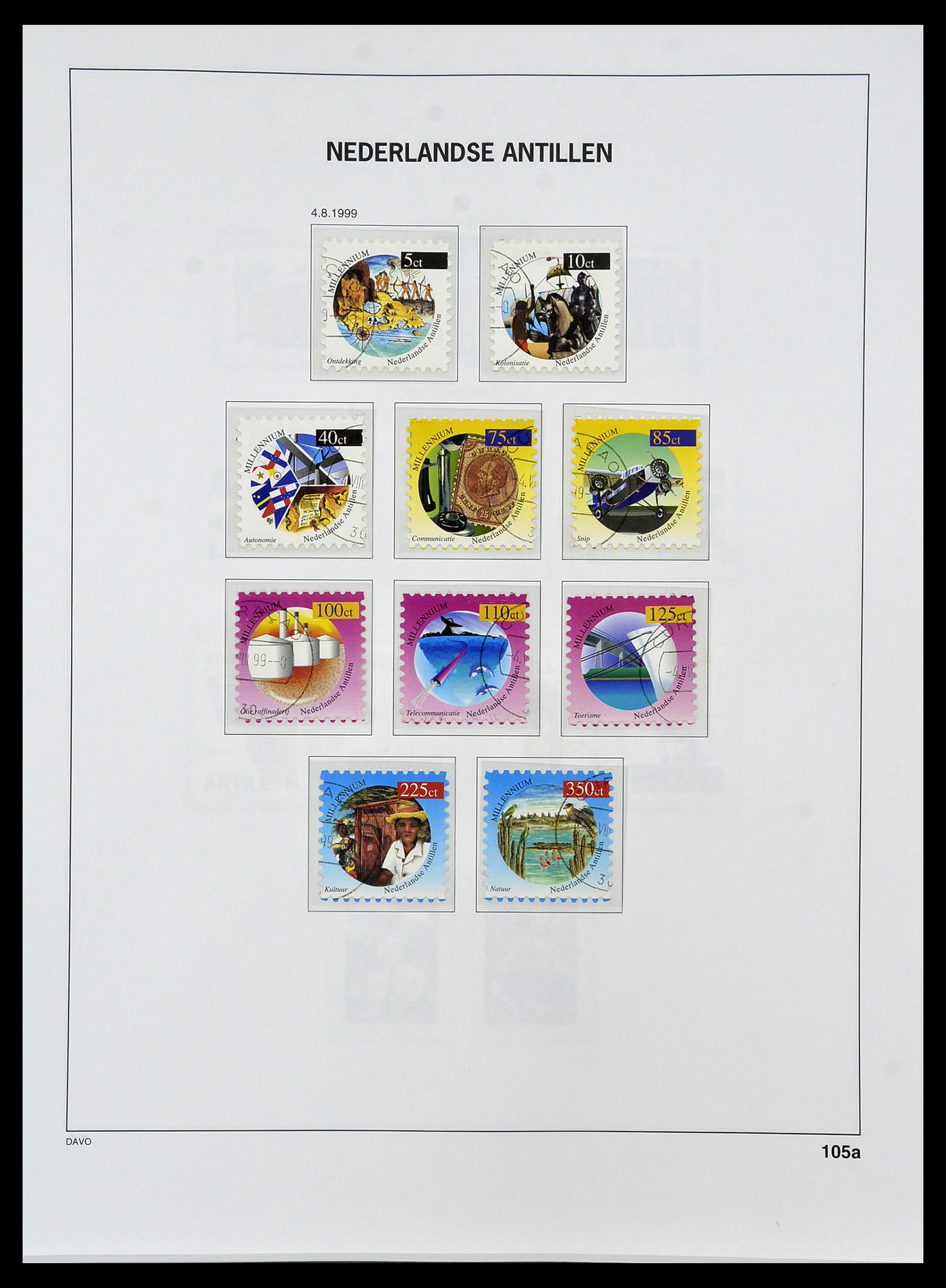 34455 129 - Stamp Collection 34455 Curaçao/Antilles 1873-1999.