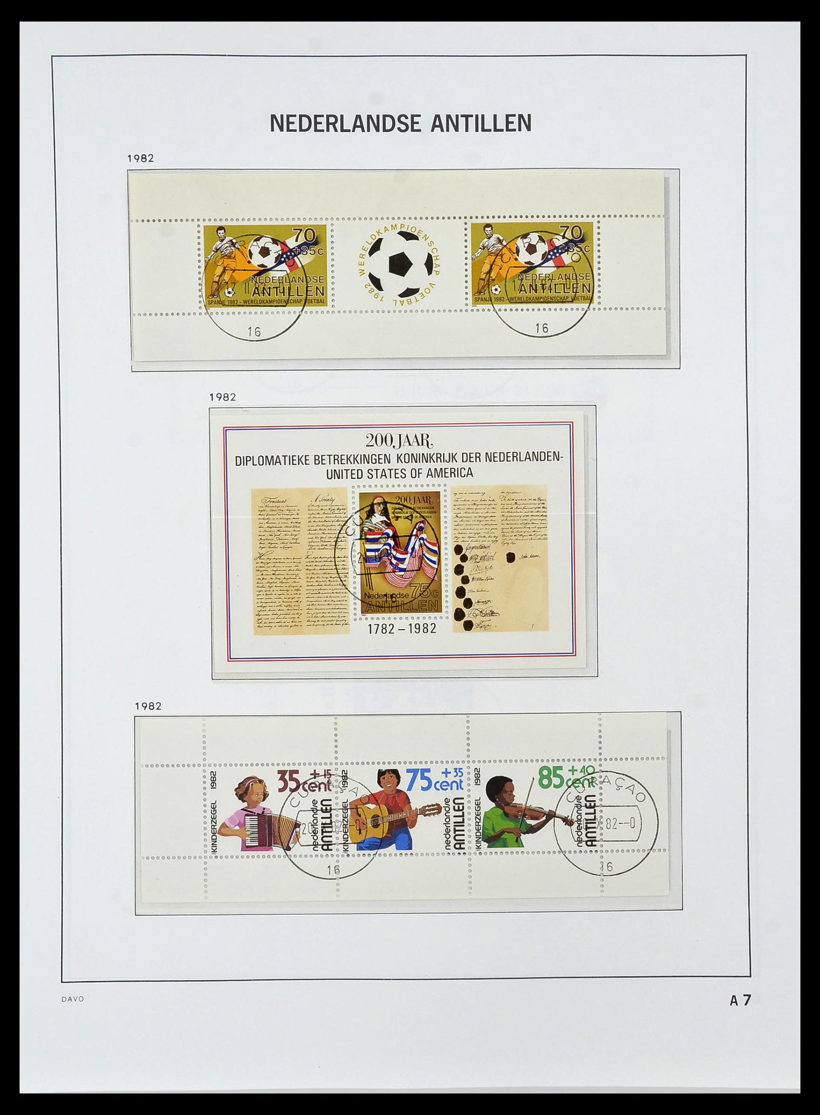 34455 138 - Stamp Collection 34455 Curaçao/Antilles 1873-1999.
