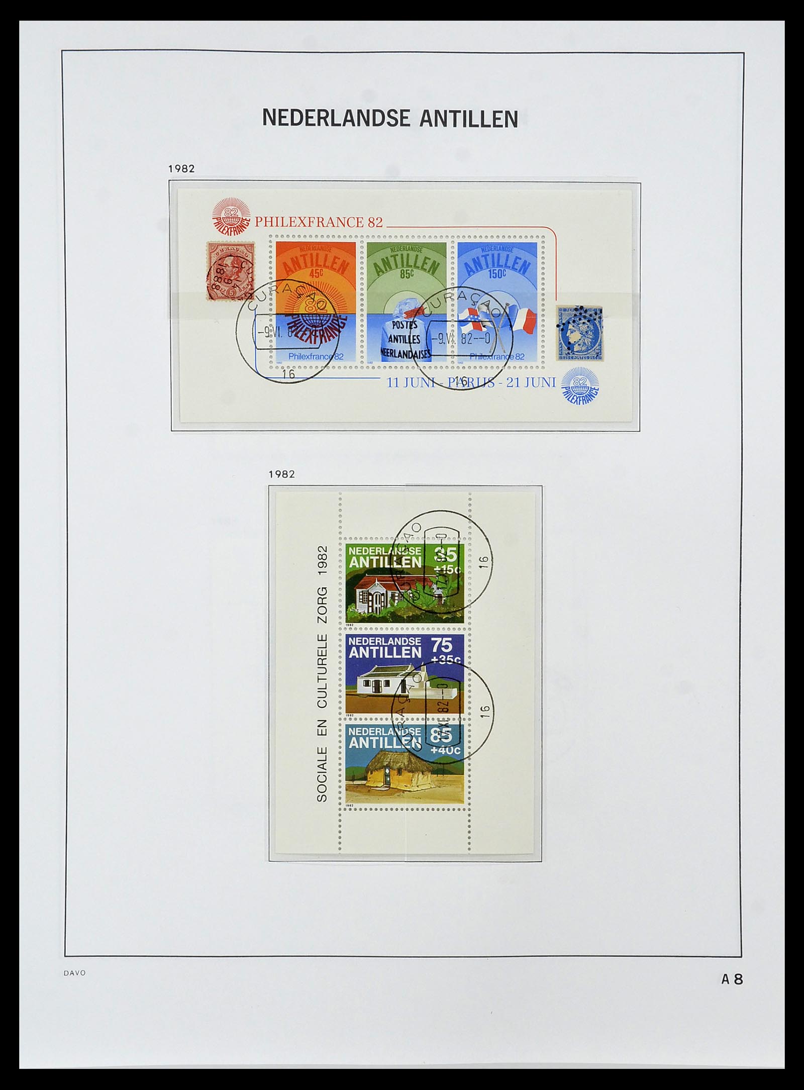 34455 139 - Stamp Collection 34455 Curaçao/Antilles 1873-1999.