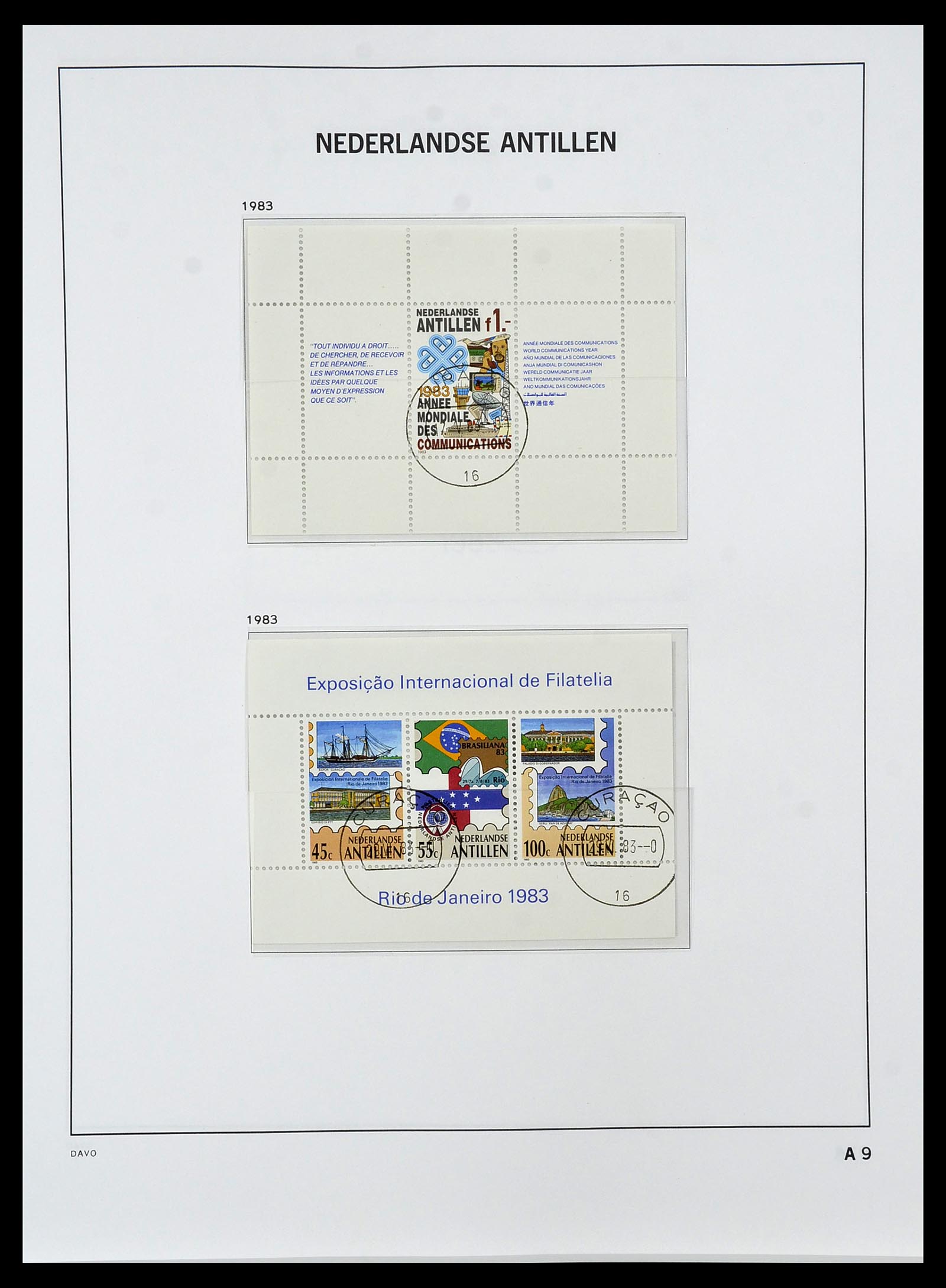 34455 140 - Stamp Collection 34455 Curaçao/Antilles 1873-1999.