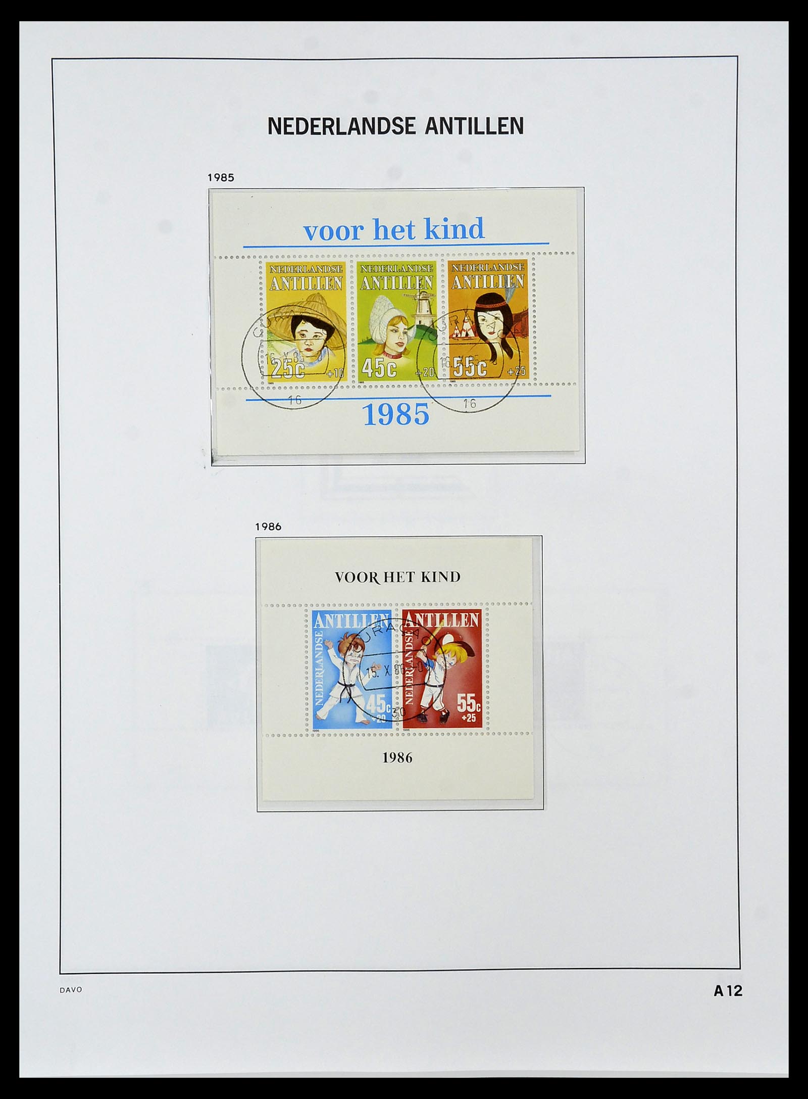 34455 143 - Postzegelverzameling 34455 Curaçao/Antillen 1873-1999.