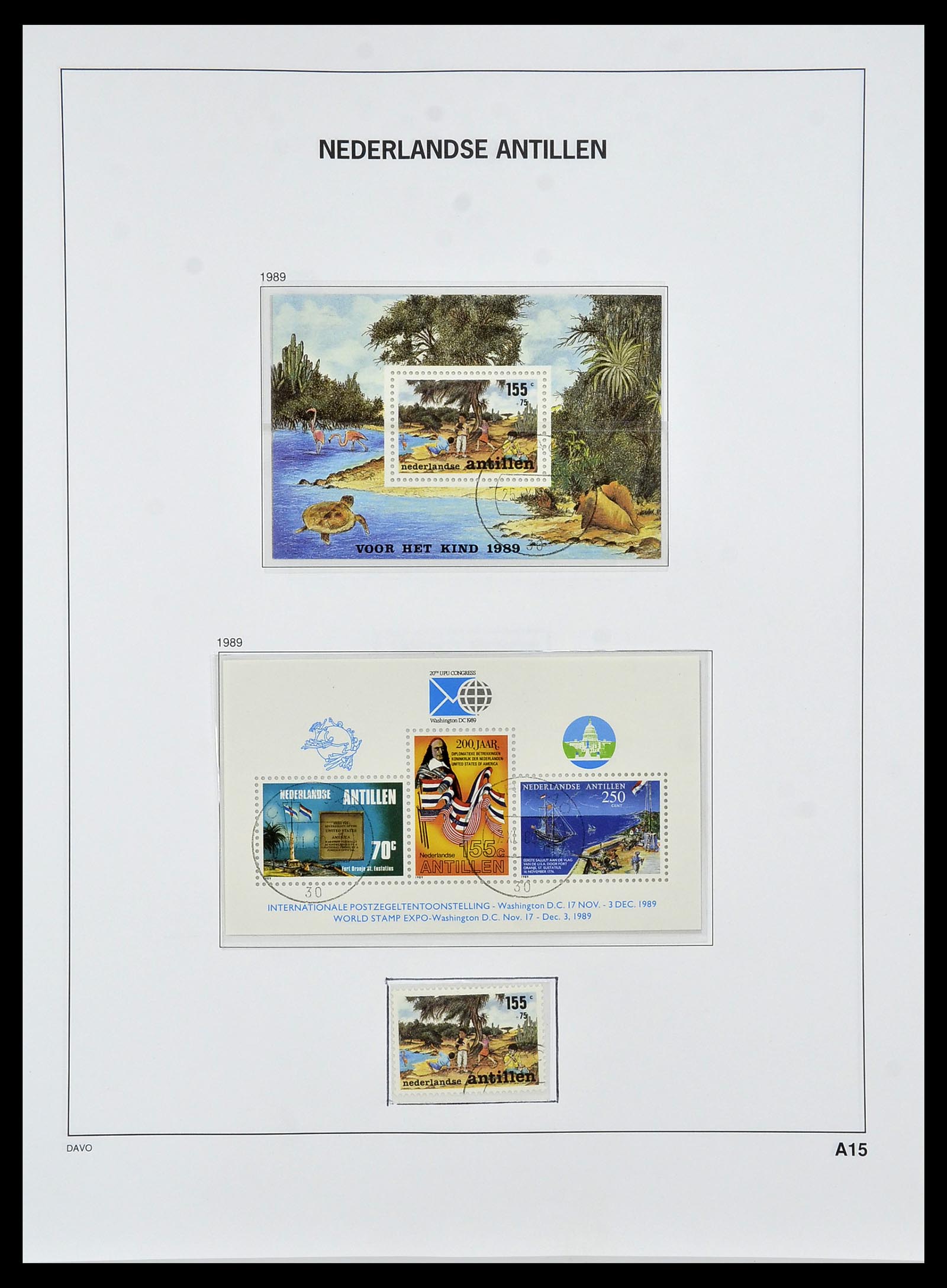 34455 146 - Postzegelverzameling 34455 Curaçao/Antillen 1873-1999.