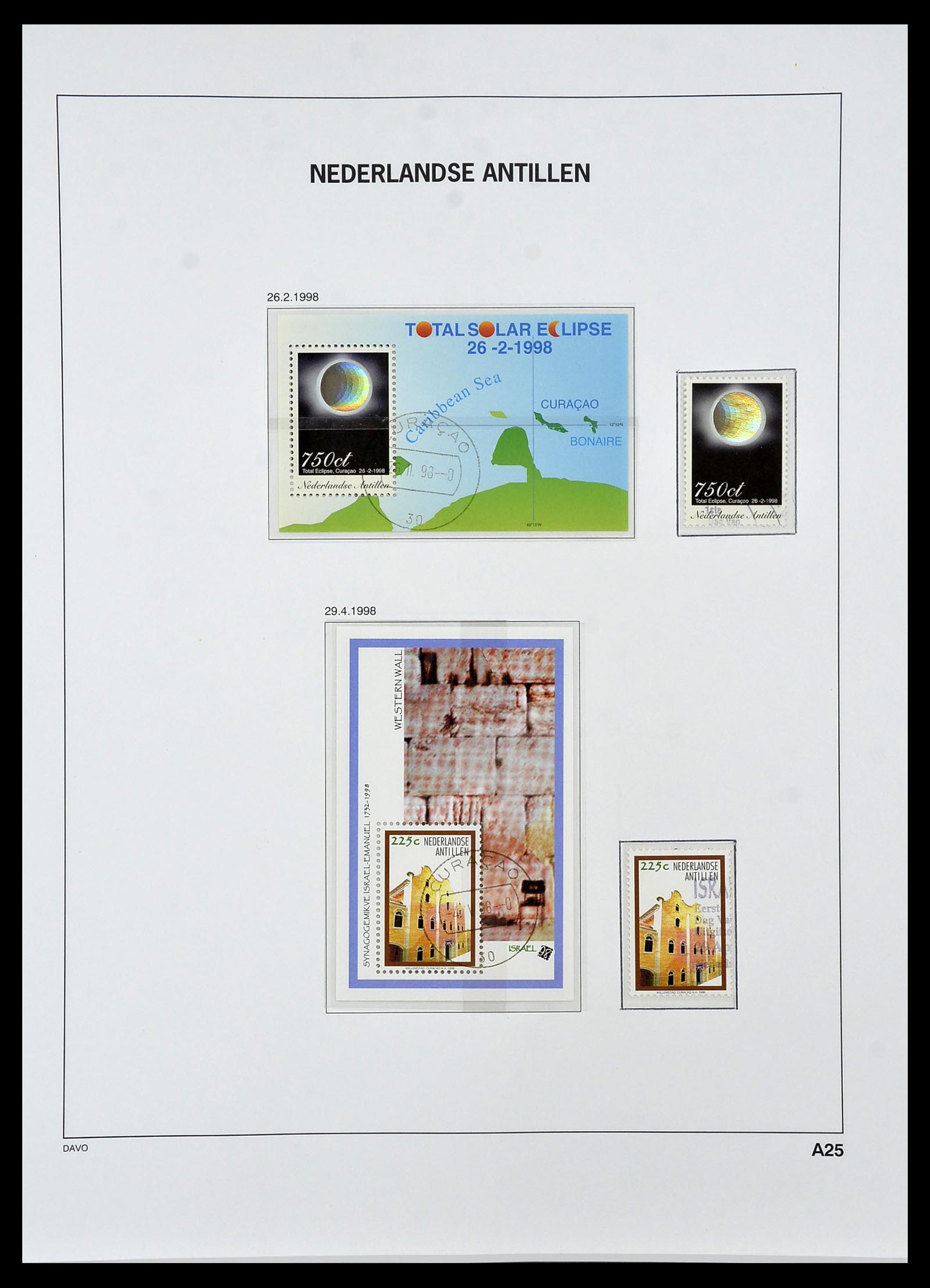 34455 156 - Postzegelverzameling 34455 Curaçao/Antillen 1873-1999.