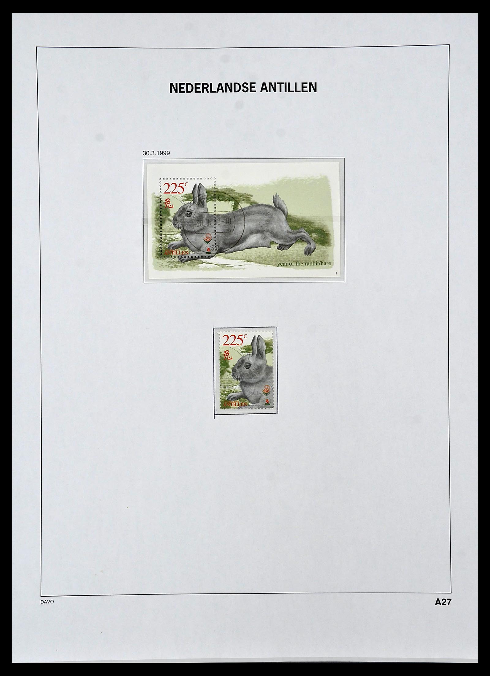 34455 158 - Postzegelverzameling 34455 Curaçao/Antillen 1873-1999.