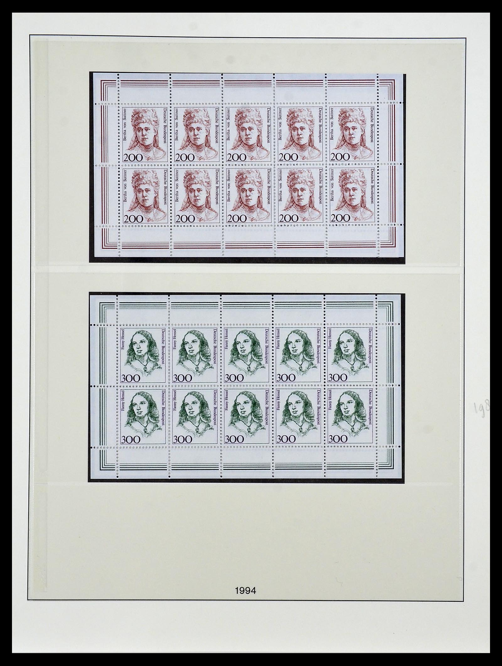 34456 003 - Postzegelverzameling 34456 Bundespost 1994-2000.