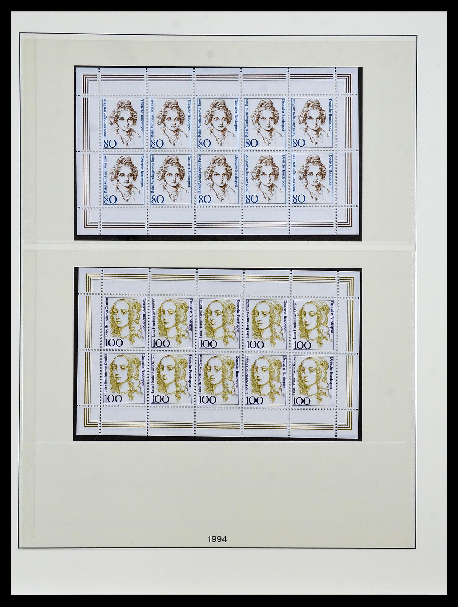 34456 004 - Postzegelverzameling 34456 Bundespost 1994-2000.