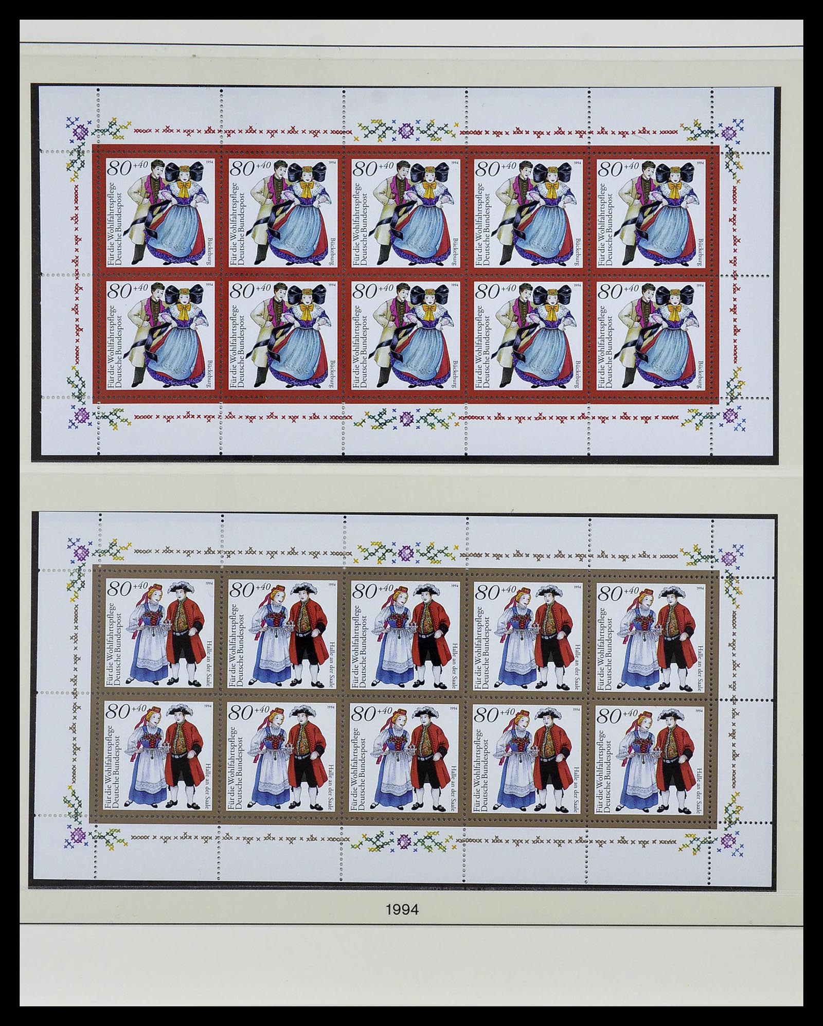 34456 005 - Postzegelverzameling 34456 Bundespost 1994-2000.