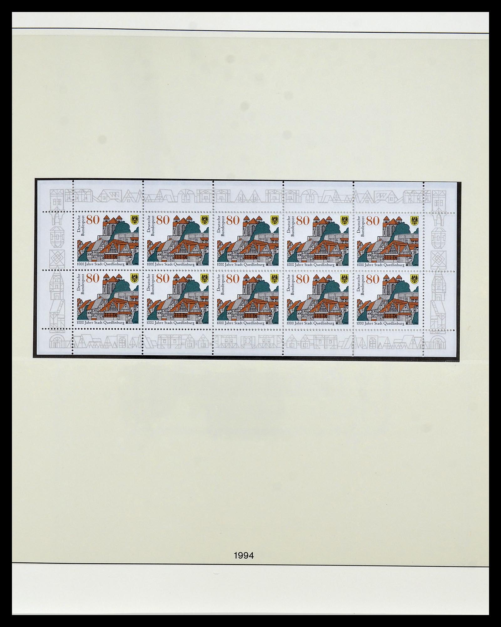 34456 009 - Postzegelverzameling 34456 Bundespost 1994-2000.